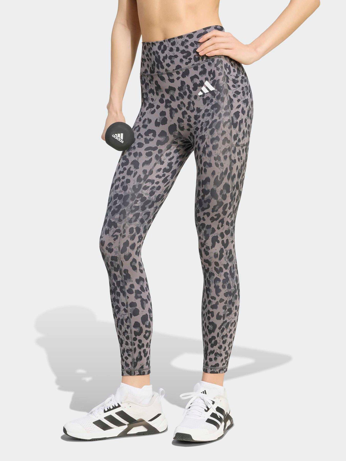 Image 1 of 4 of adidas Womens Training Optime Essentials 7/8 Tights - Grey