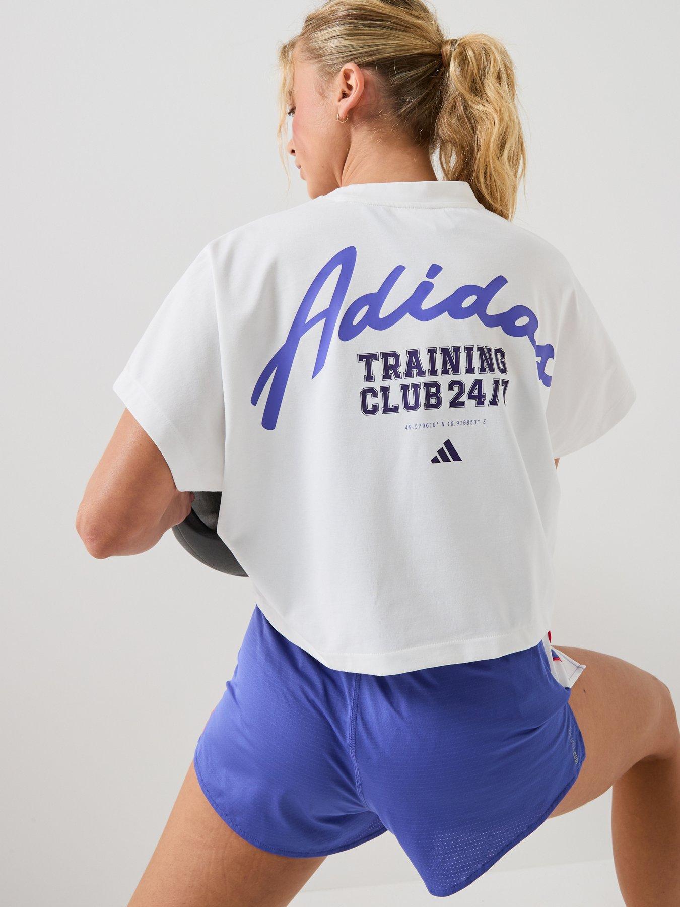 adidas Womens Training Power T-Shirt - White