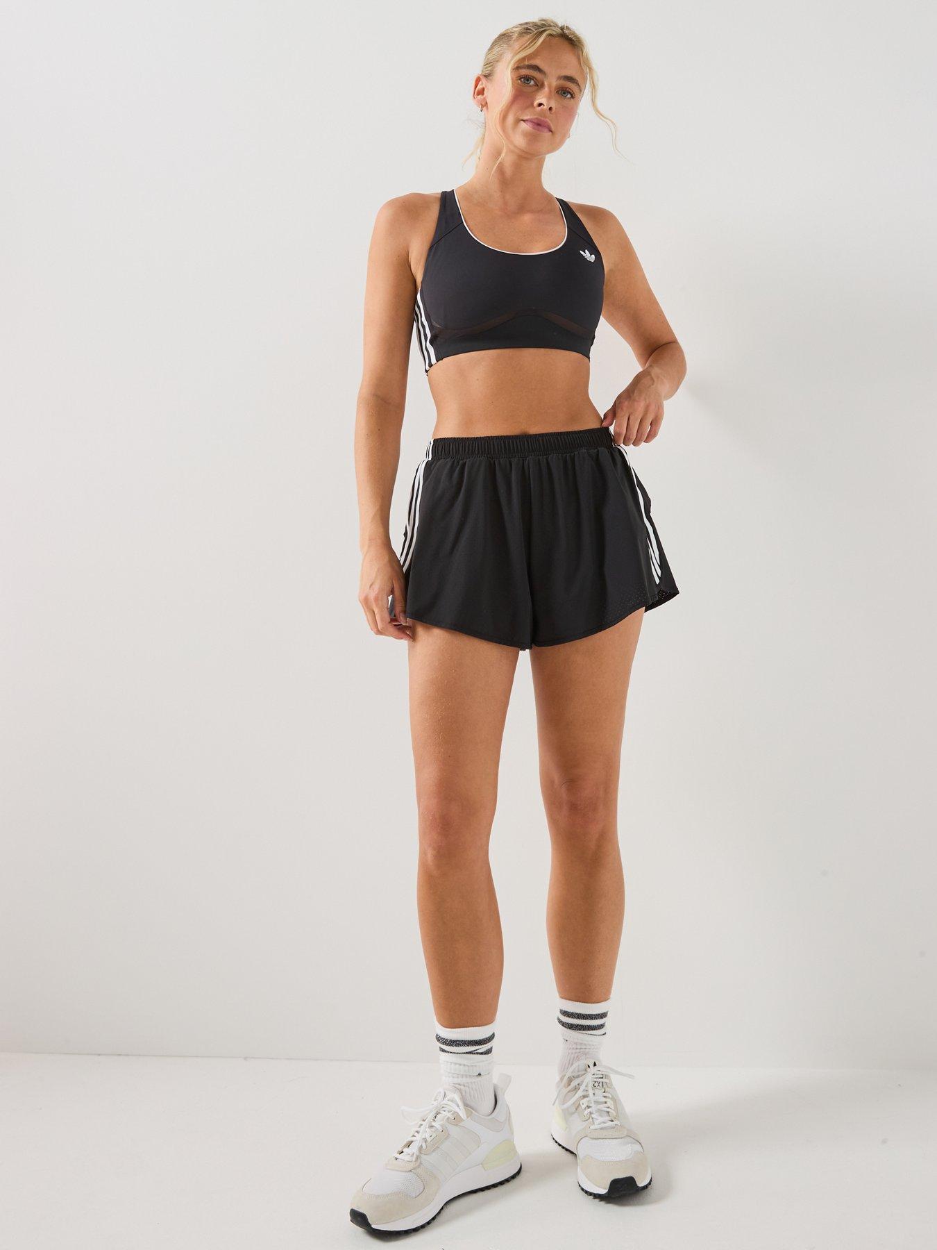 Image 6 of 6 of adidas Originals Women's Original Sport Mid-Support Training Bra- Black