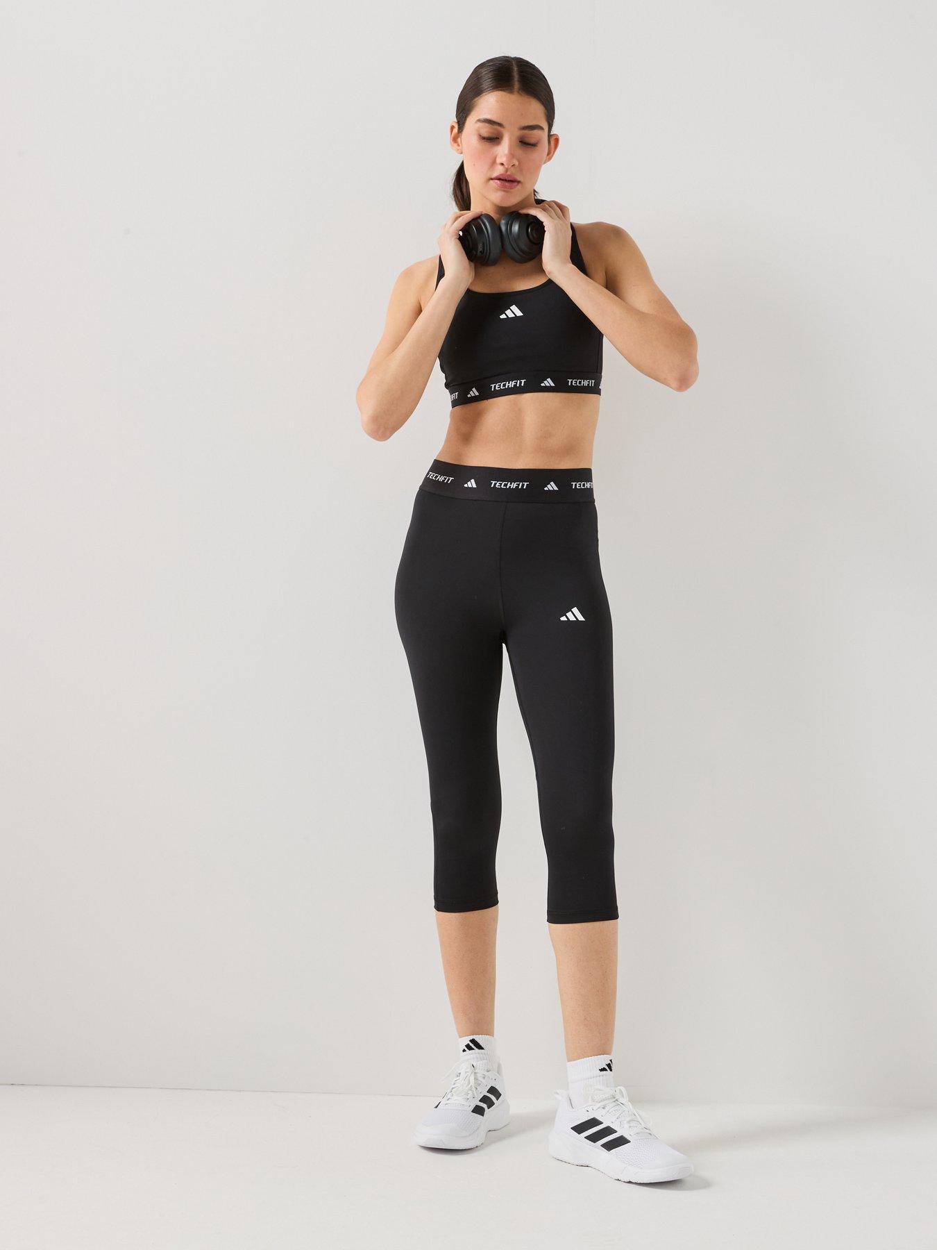 Image 3 of 6 of adidas Womens Training Techfit Tights - Black