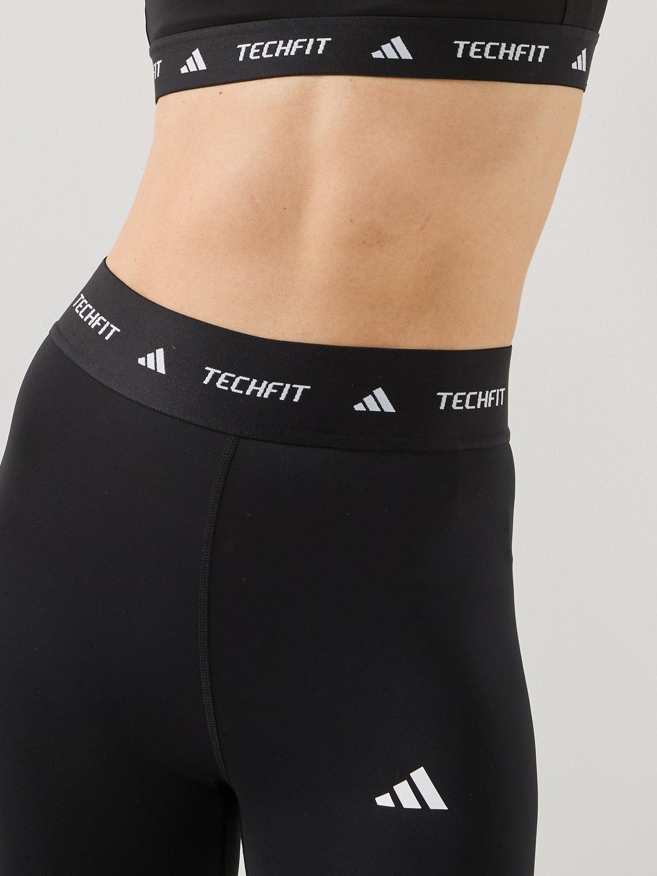 Image 4 of 6 of adidas Womens Training Techfit Tights - Black