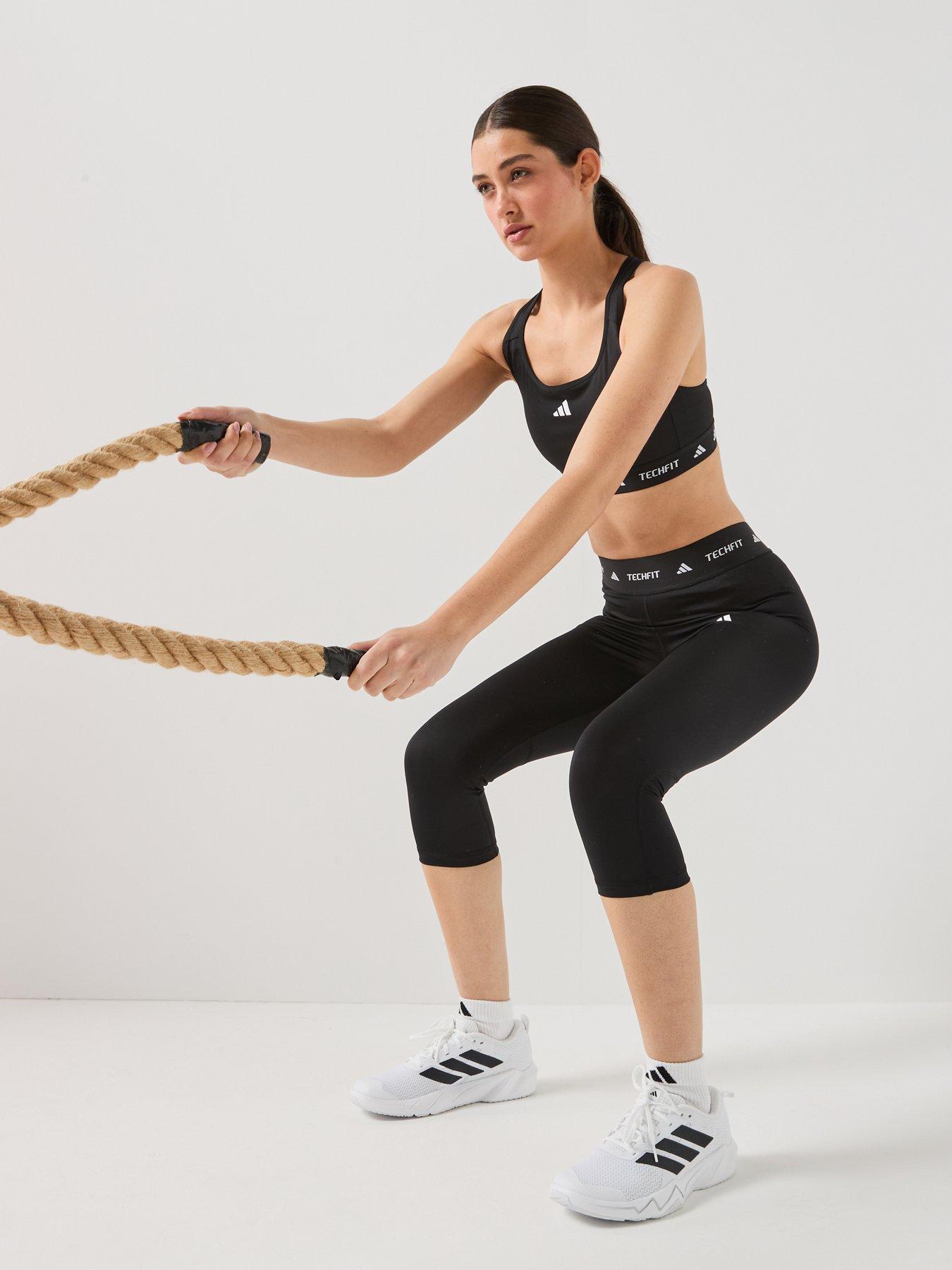 Image 5 of 6 of adidas Womens Training Techfit Tights - Black