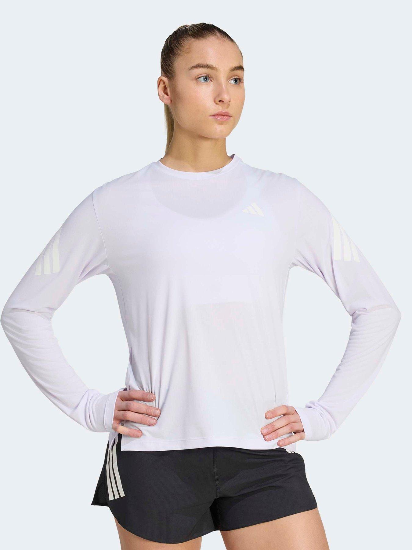 Image 1 of 5 of adidas Womens Running Adi365 Long Sleeve T-shirt - Purple