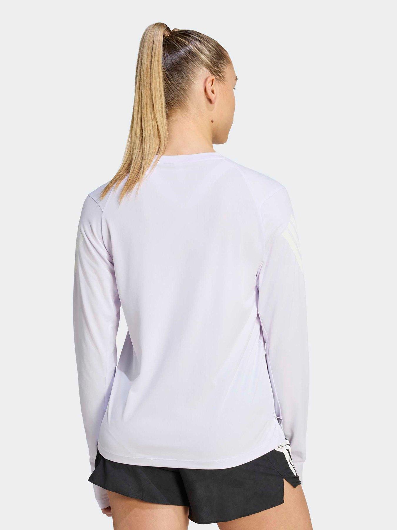 Image 2 of 5 of adidas Womens Running Adi365 Long Sleeve T-shirt - Purple