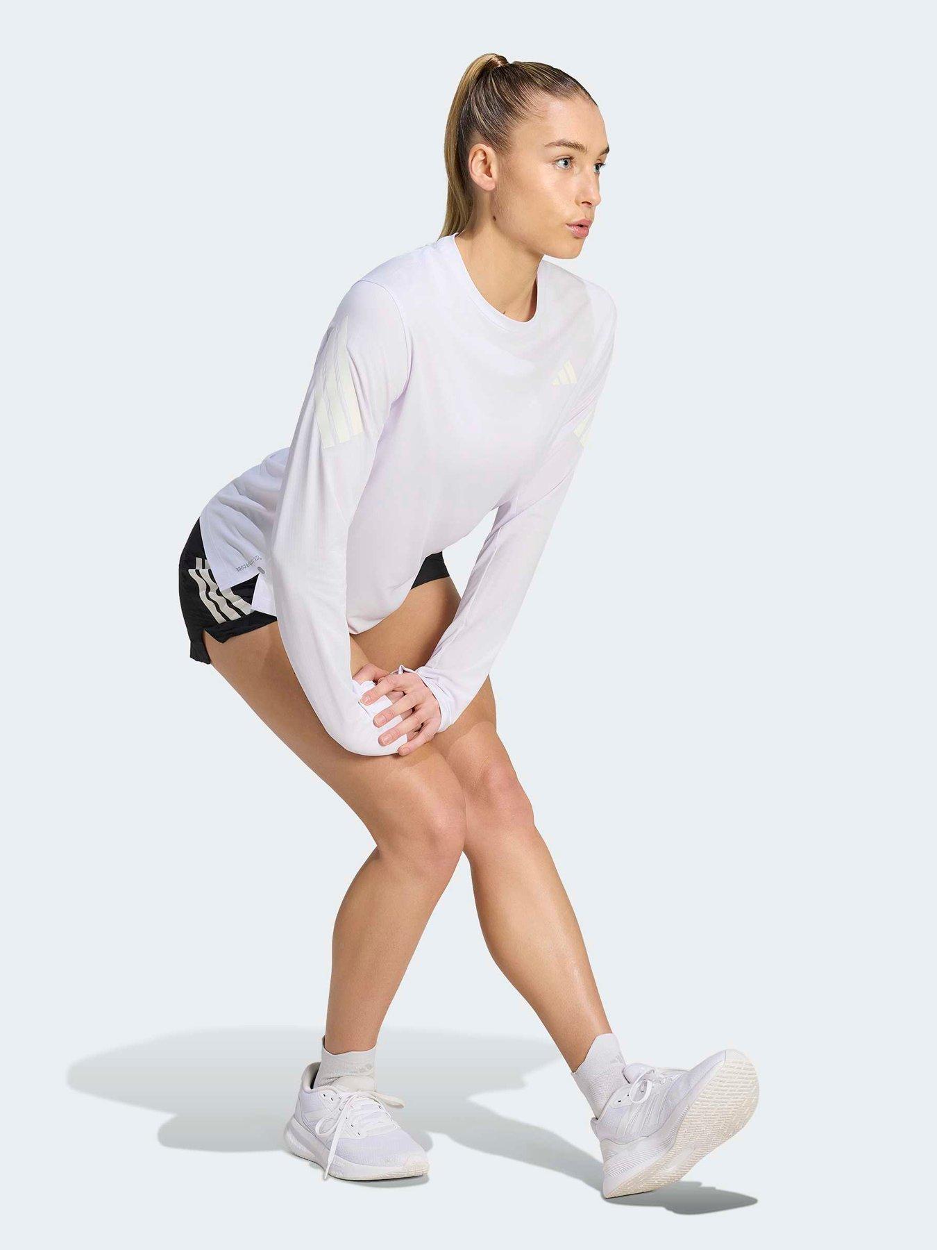 Image 3 of 5 of adidas Womens Running Adi365 Long Sleeve T-shirt - Purple
