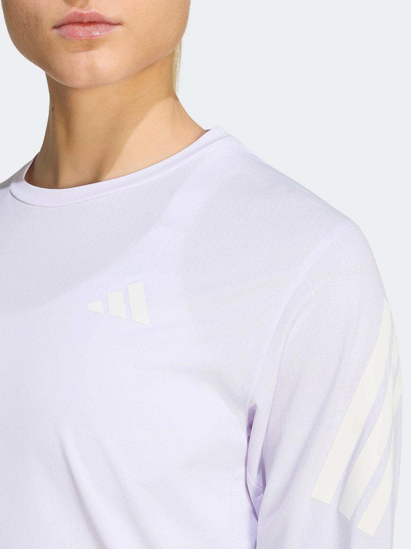 Image 4 of 5 of adidas Womens Running Adi365 Long Sleeve T-shirt - Purple