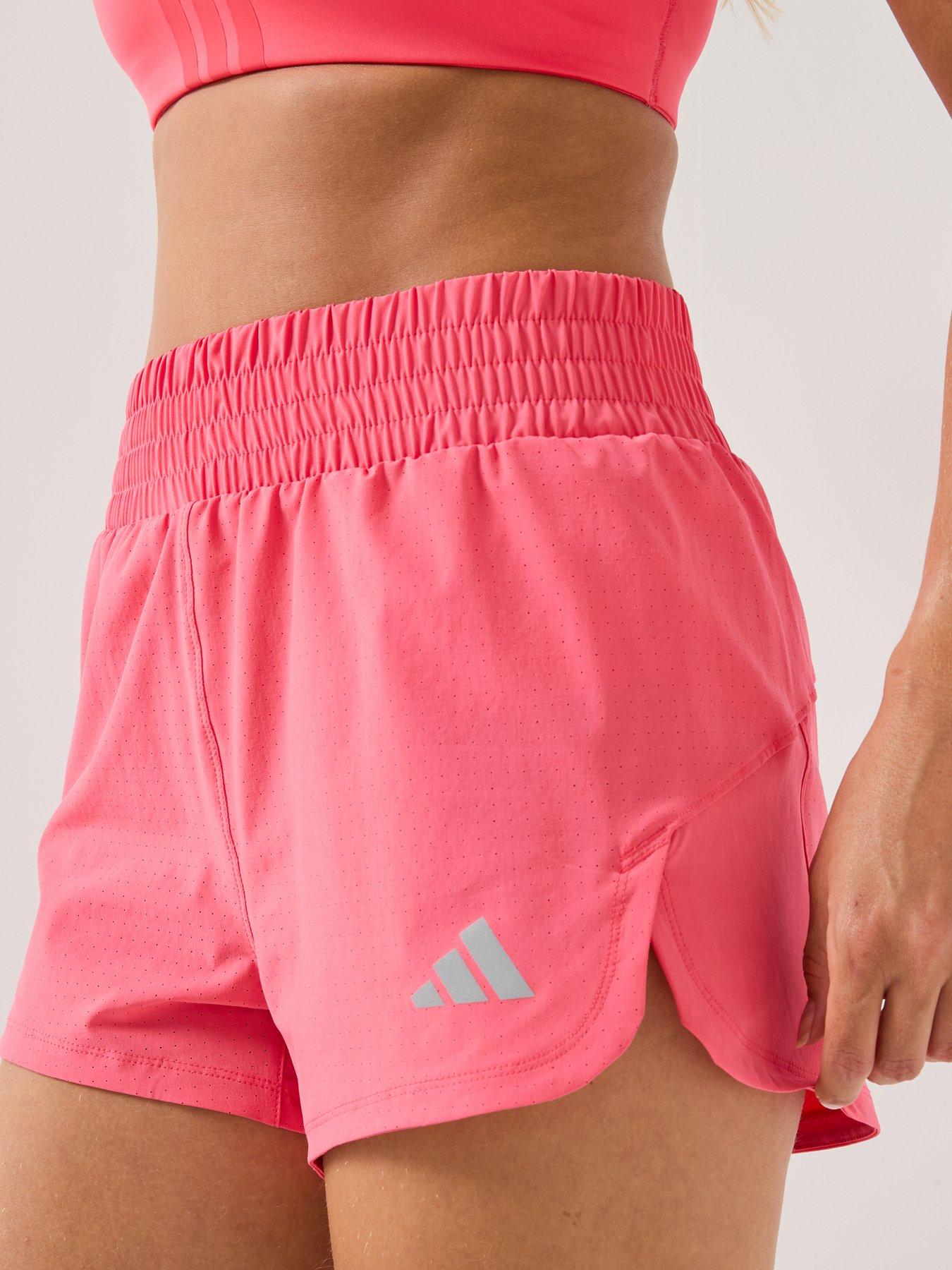 Image 5 of 5 of adidas Womens Training Intensity 5 Inch Pacer Shorts - Pink