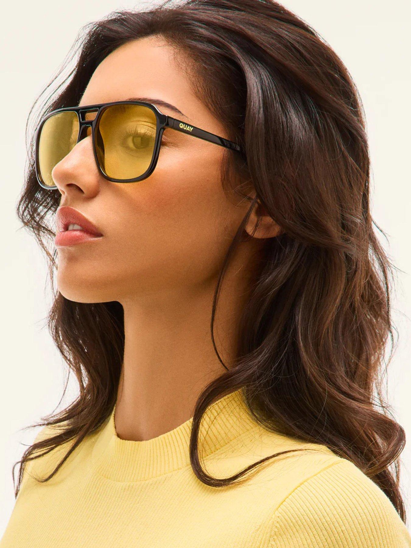 Image 3 of 6 of QUAY AUSTRALIA On The Fly Aviator Sunglasses