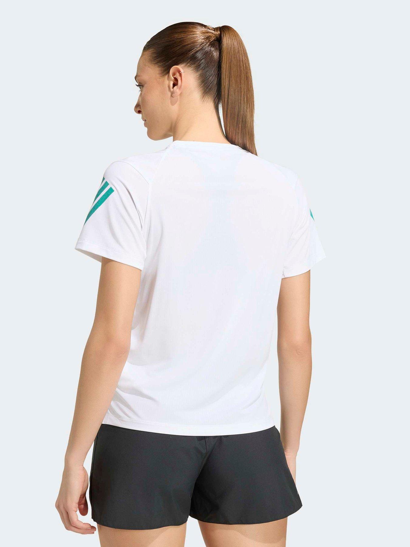 Image 2 of 6 of adidas Womens Running Adi365 T-Shirt - White