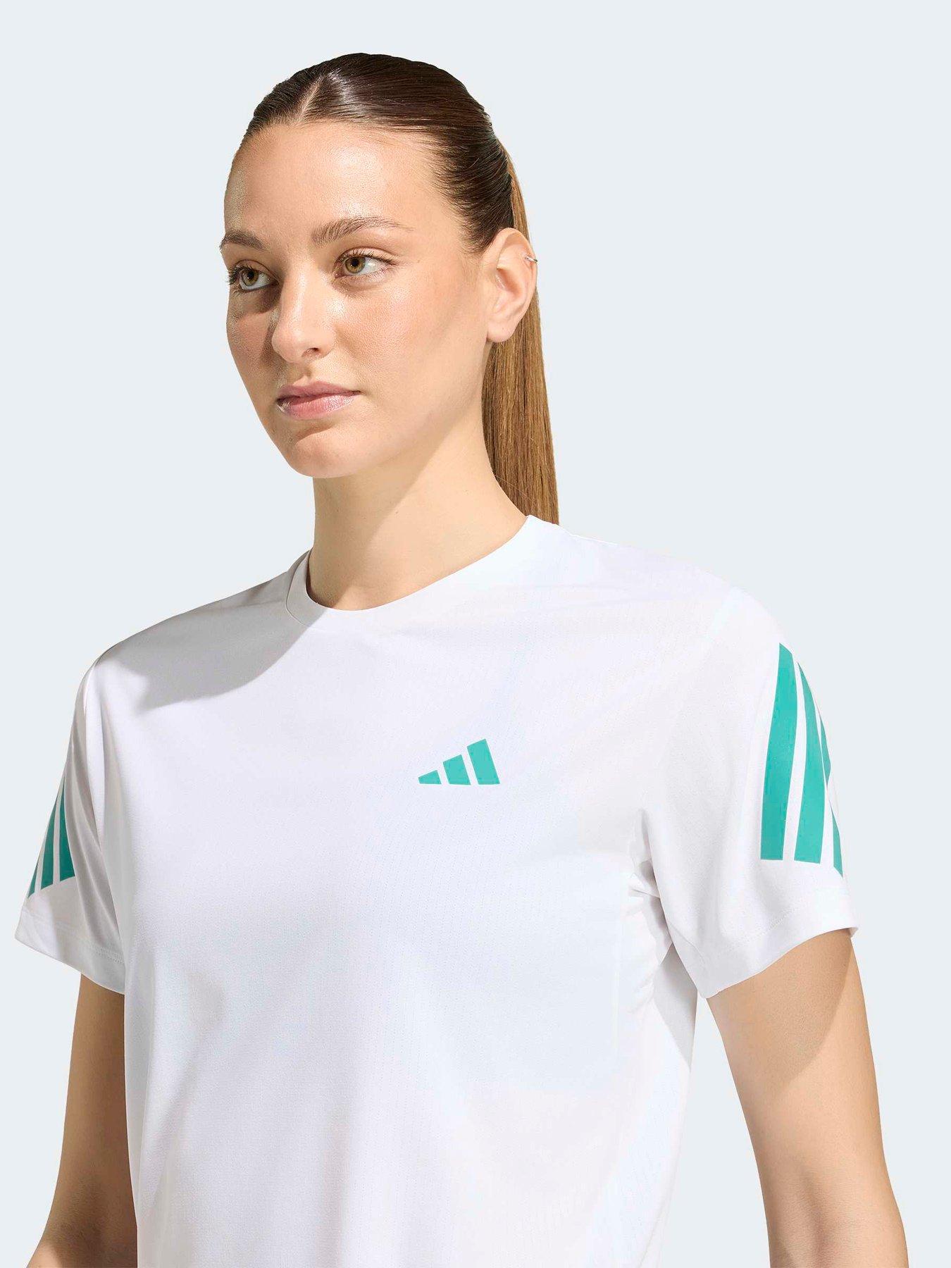 Image 4 of 6 of adidas Womens Running Adi365 T-Shirt - White