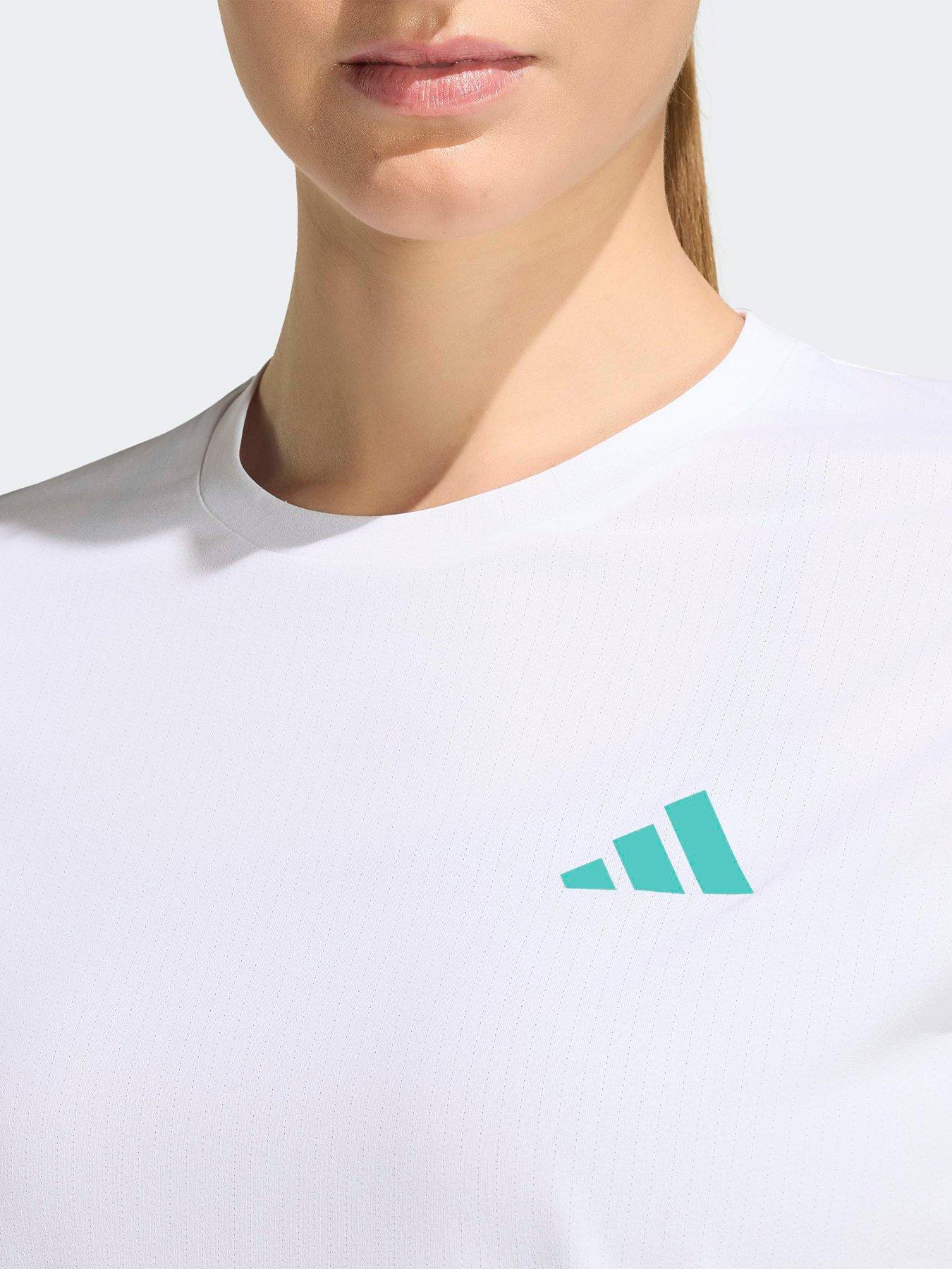 Image 5 of 6 of adidas Womens Running Adi365 T-Shirt - White