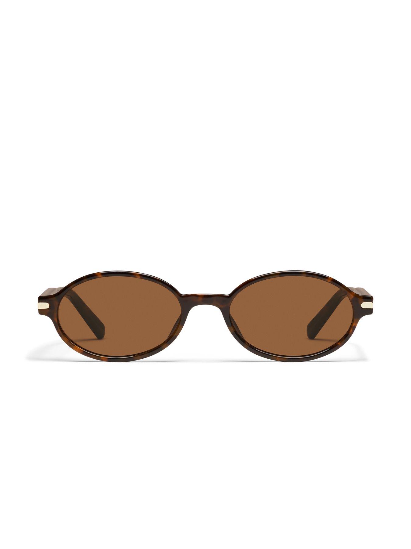 Image 2 of 2 of QUAY AUSTRALIA Nevermind 90s Inspired Oval Sunglasses