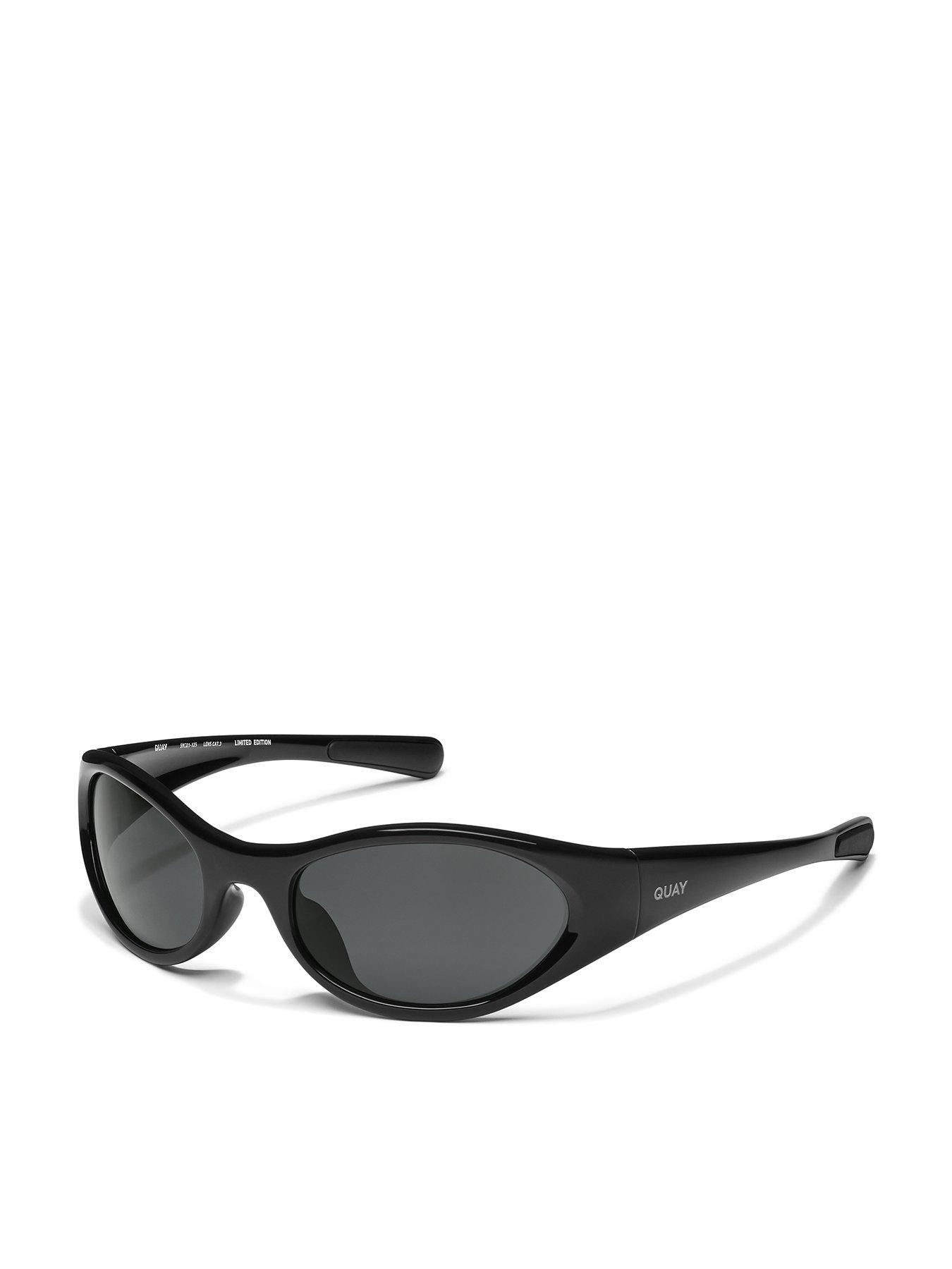 Image 2 of 4 of QUAY AUSTRALIA Main Feed Narrow Oval Wrap Sunglasses