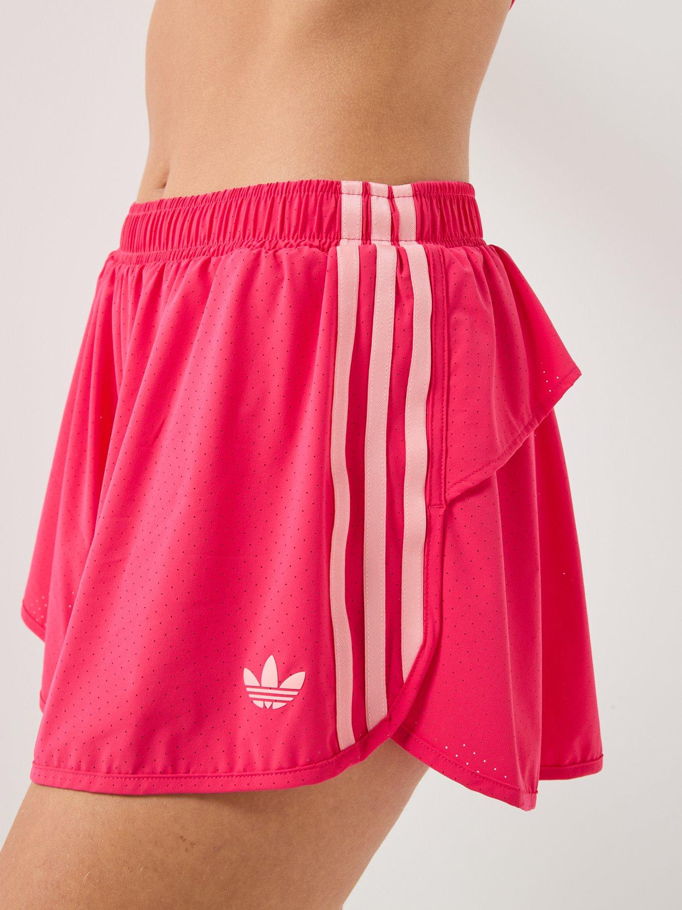 Image 5 of 6 of adidas Originals Womens Sports Training Shorts- Pink