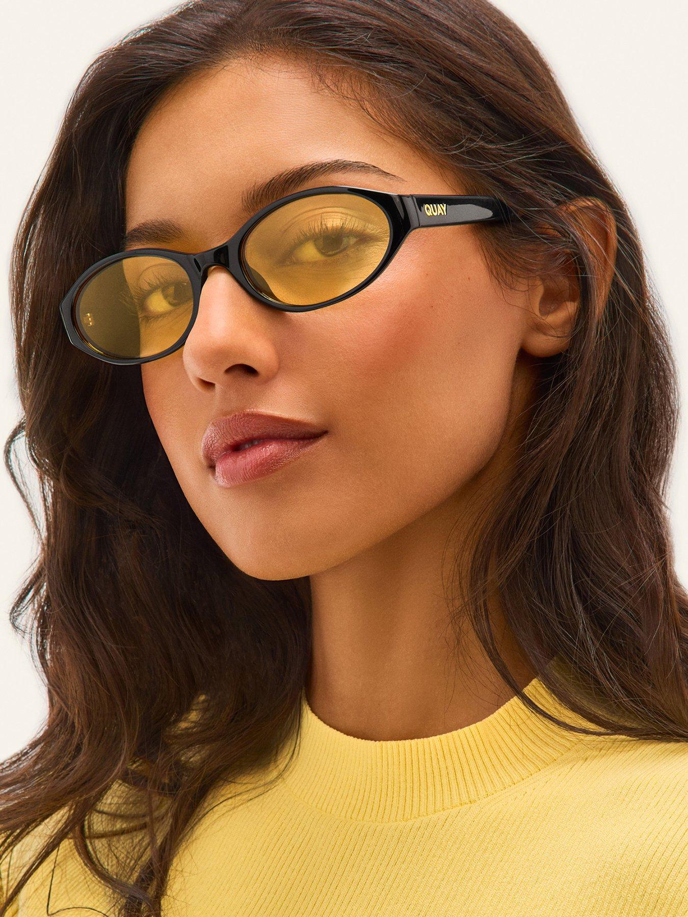 QUAY AUSTRALIA Aura Points Oval Sunglasses