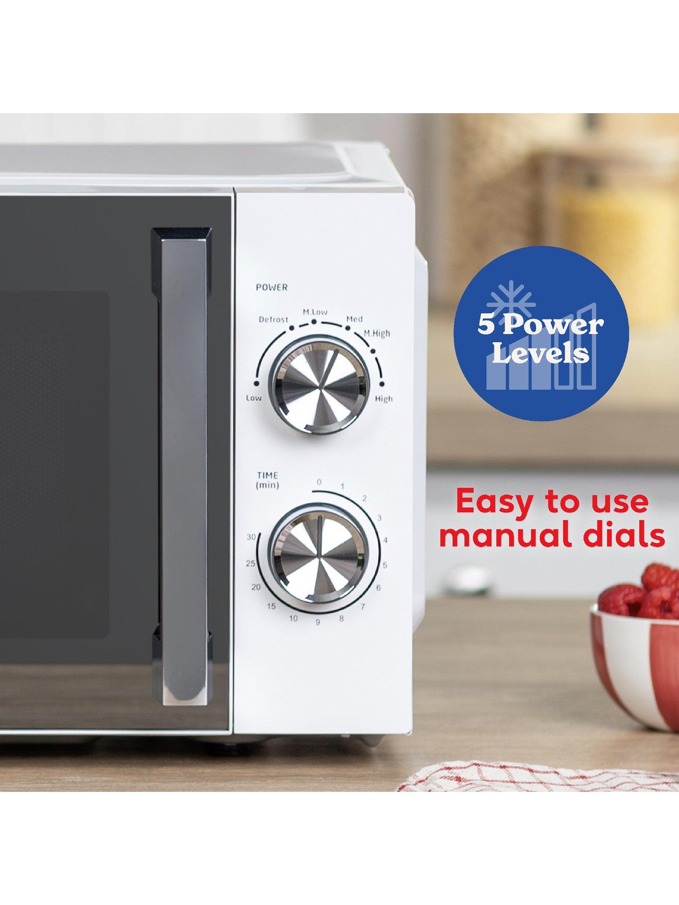 Image 6 of 7 of Russell Hobbs RHM1735, 17L 700W Manual Microwave in White
