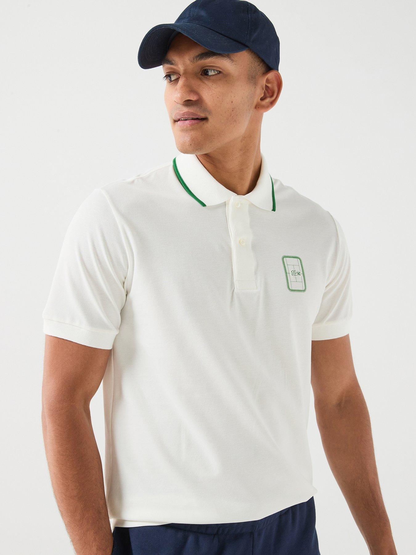 Lacoste Premium Embroidered Polo Shirt - White