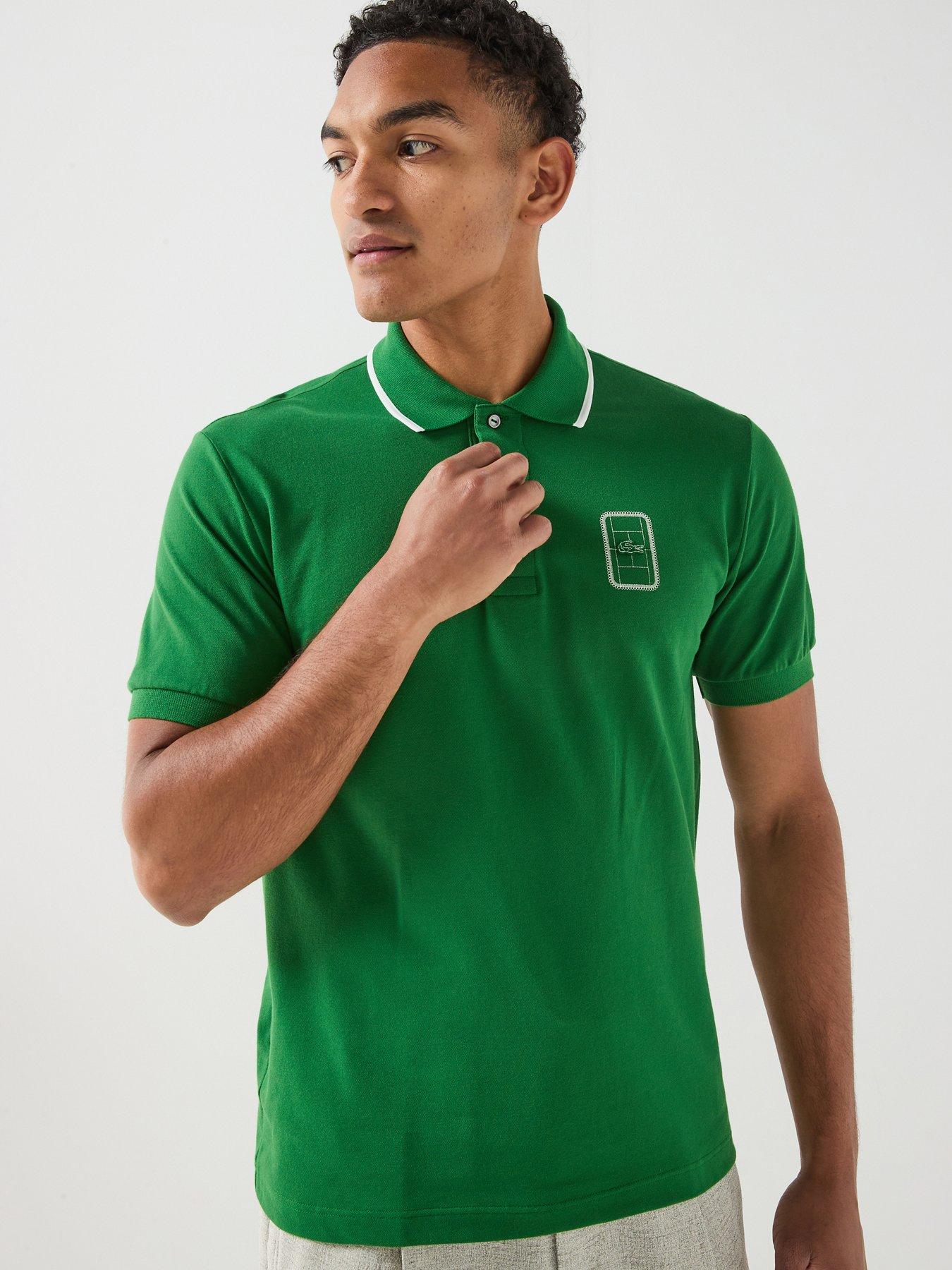 Lacoste Premium Embroidered Polo T-Shirt - Green