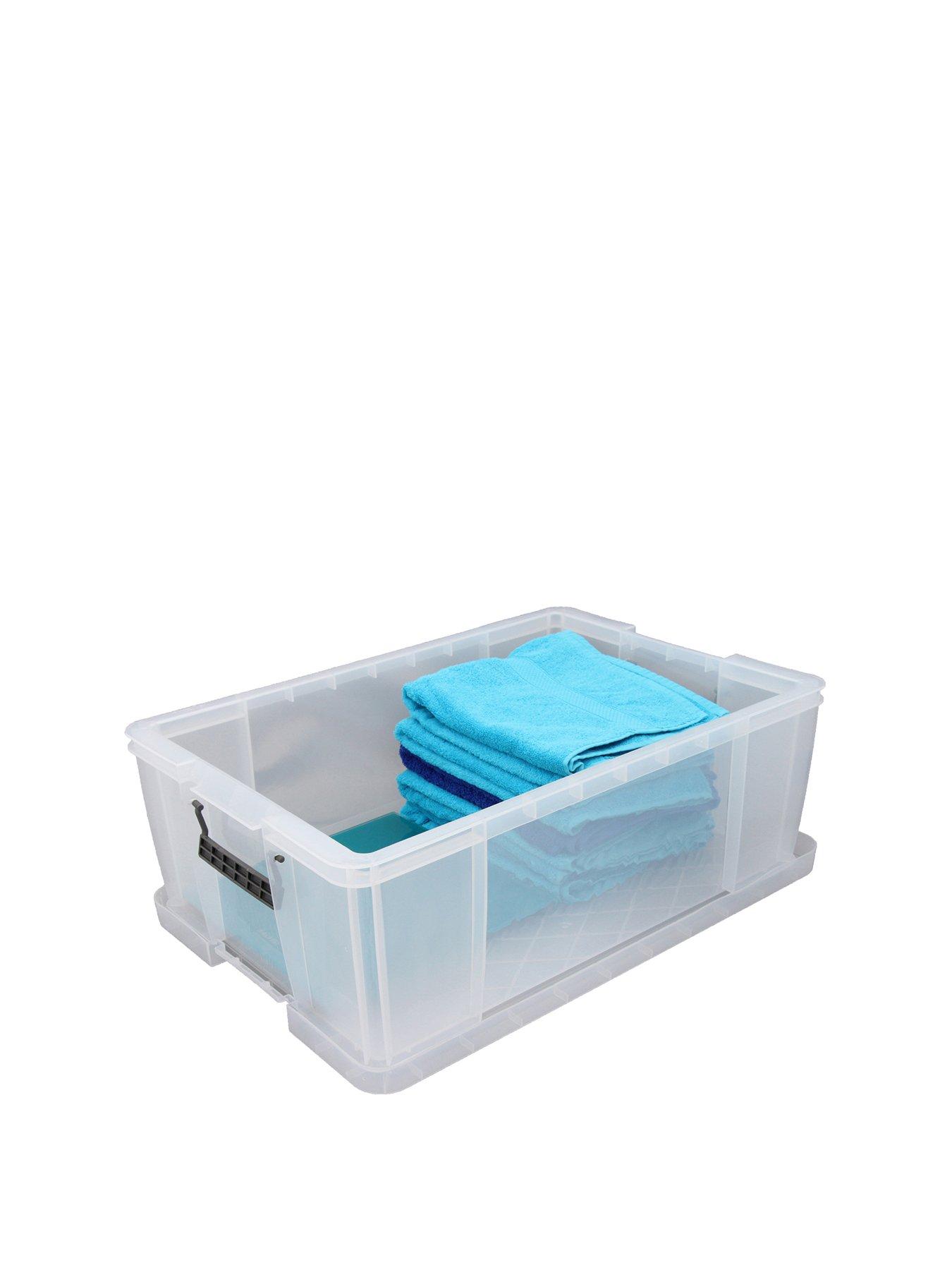 Image 2 of 4 of Whitefurze Allstore 51l Plastic Storage Box With Lid & Clamps