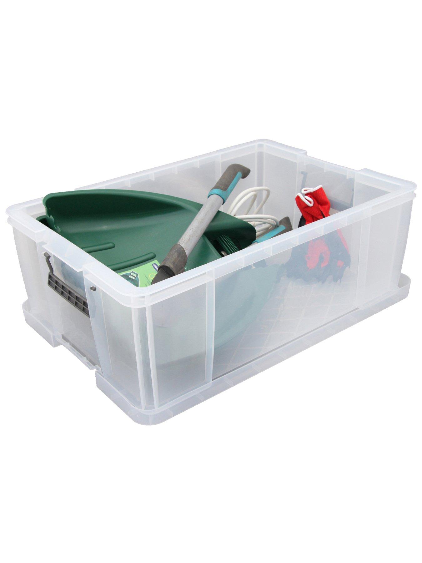 Image 3 of 4 of Whitefurze Allstore 51l Plastic Storage Box With Lid & Clamps