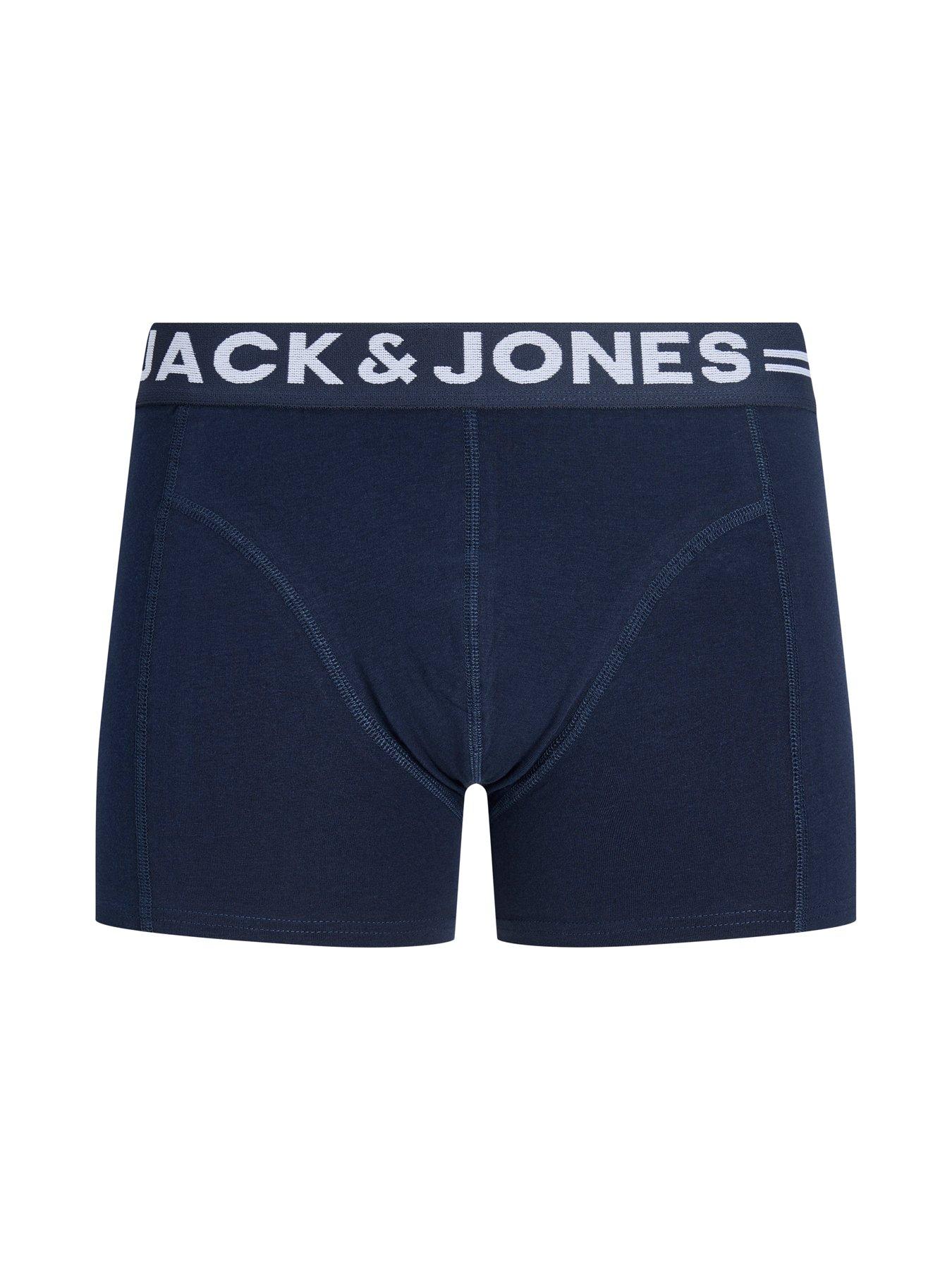 Image 2 of 3 of Jack & Jones Jack &amp; Jones Plus Sense 3 Pack Trunks
