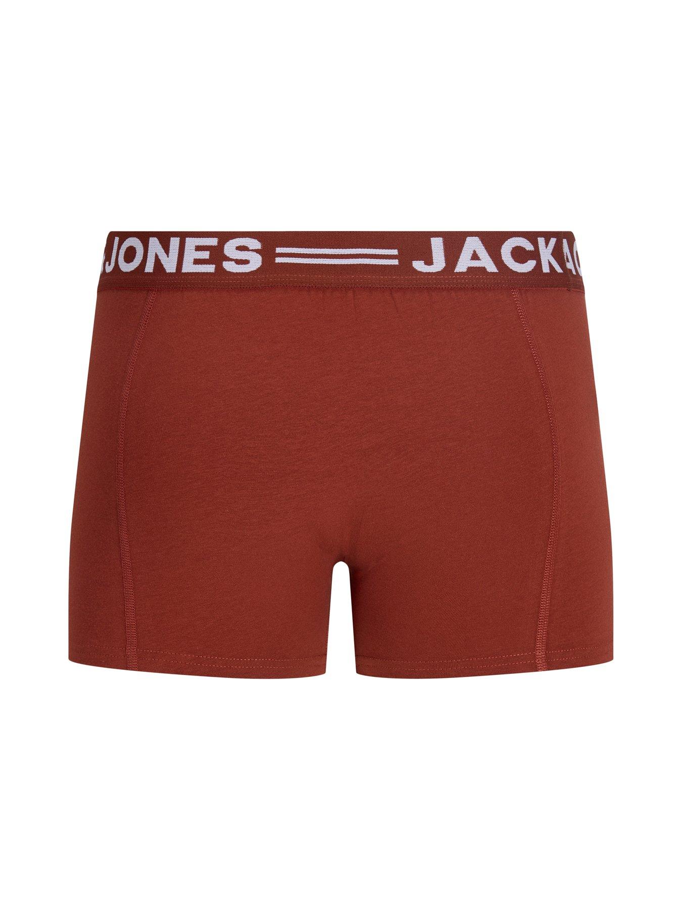 Image 3 of 3 of Jack & Jones Jack &amp; Jones Plus Sense 3 Pack Trunks