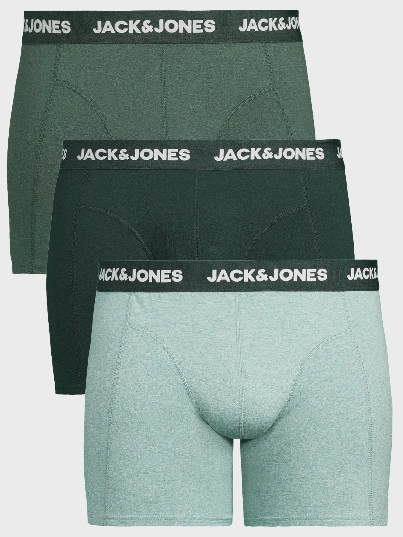Jack & Jones Plus Fax 3 Pack Trunks - Multi