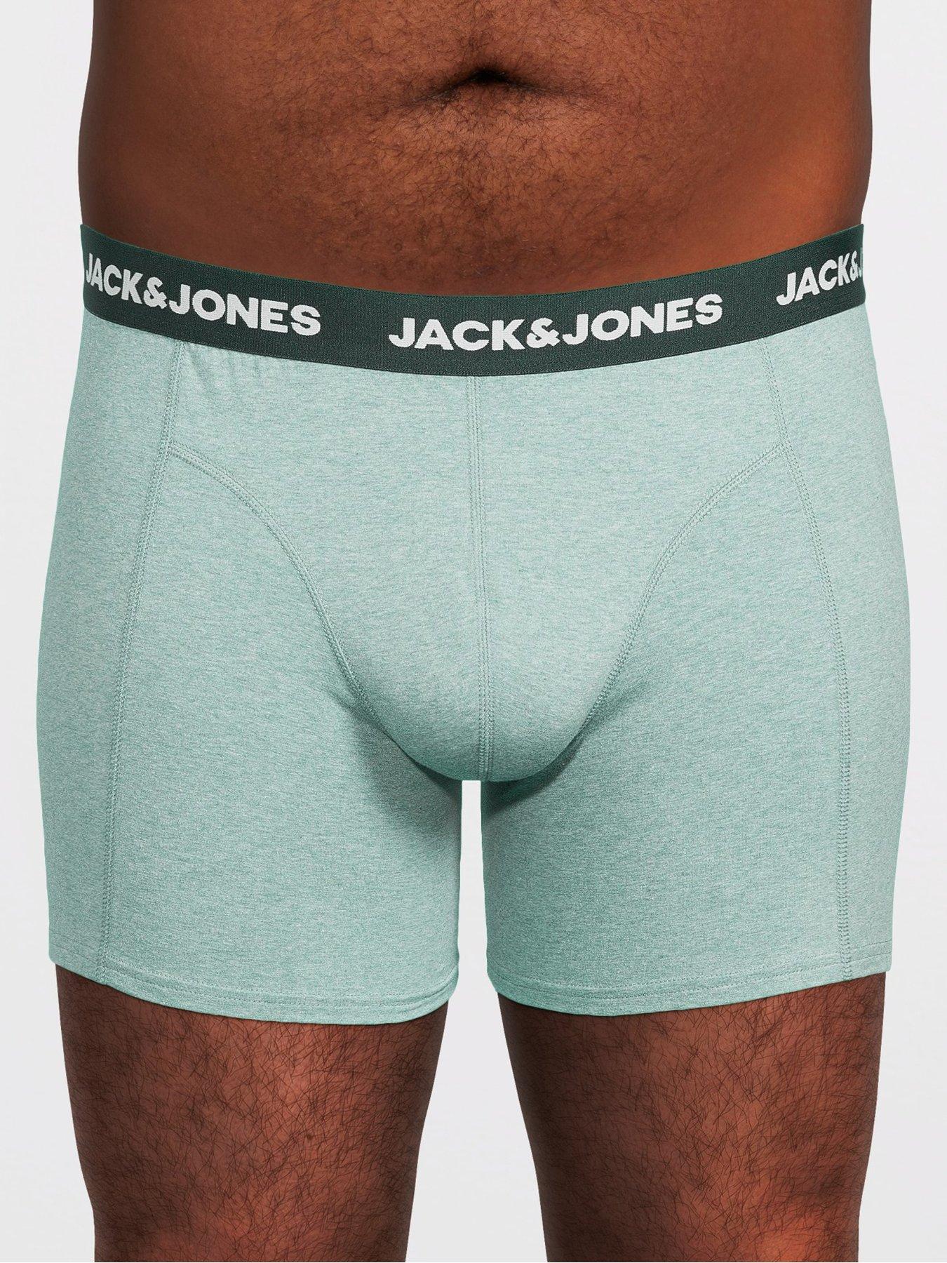 Image 2 of 4 of Jack & Jones Plus Fax 3 Pack Trunks - Multi