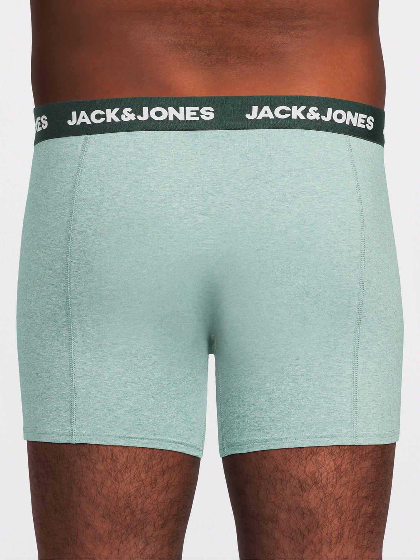 Image 3 of 4 of Jack & Jones Plus Fax 3 Pack Trunks - Multi