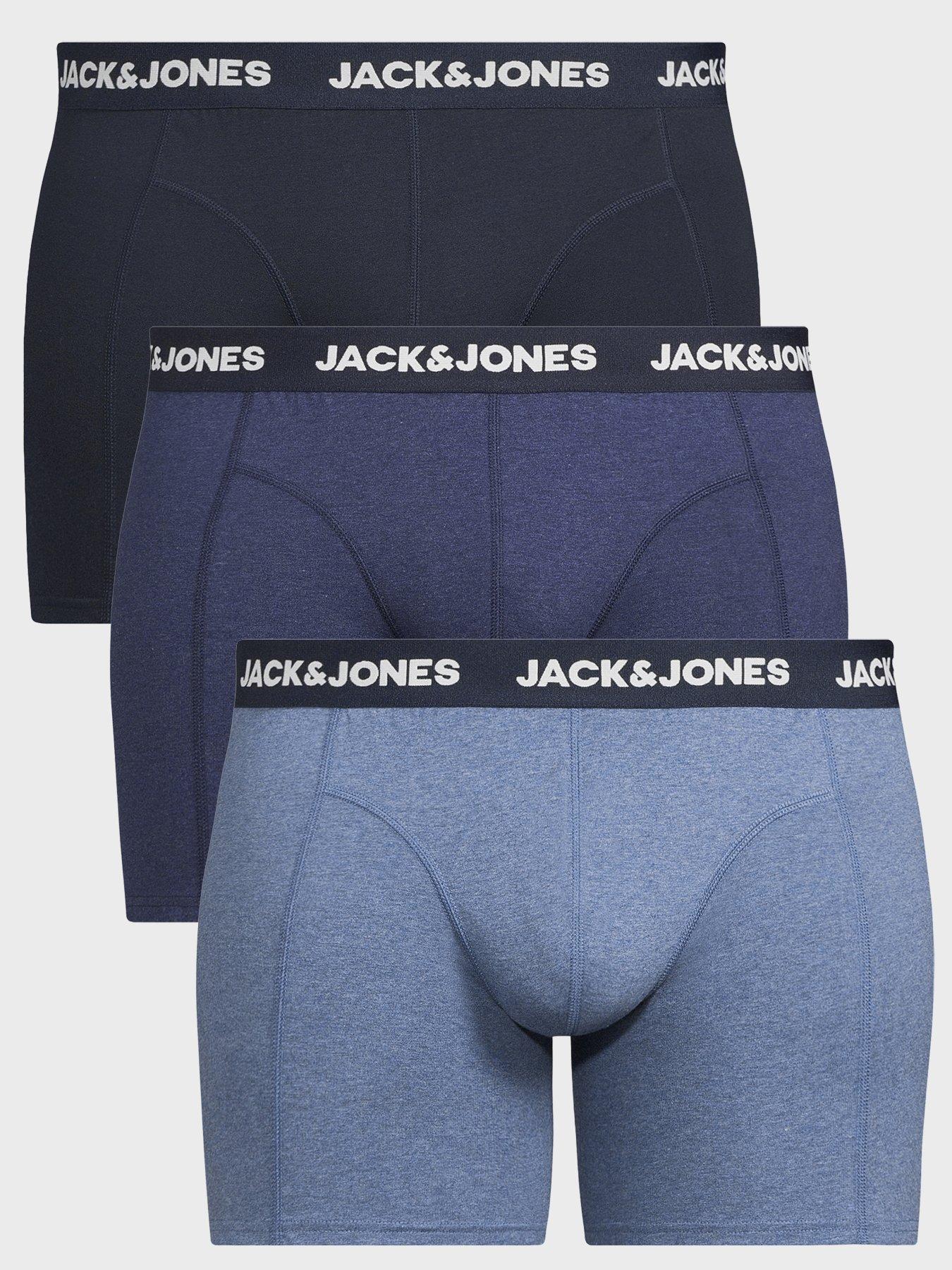 Image 1 of 4 of Jack & Jones Plus Fax 3 Pack Trunks - Multi