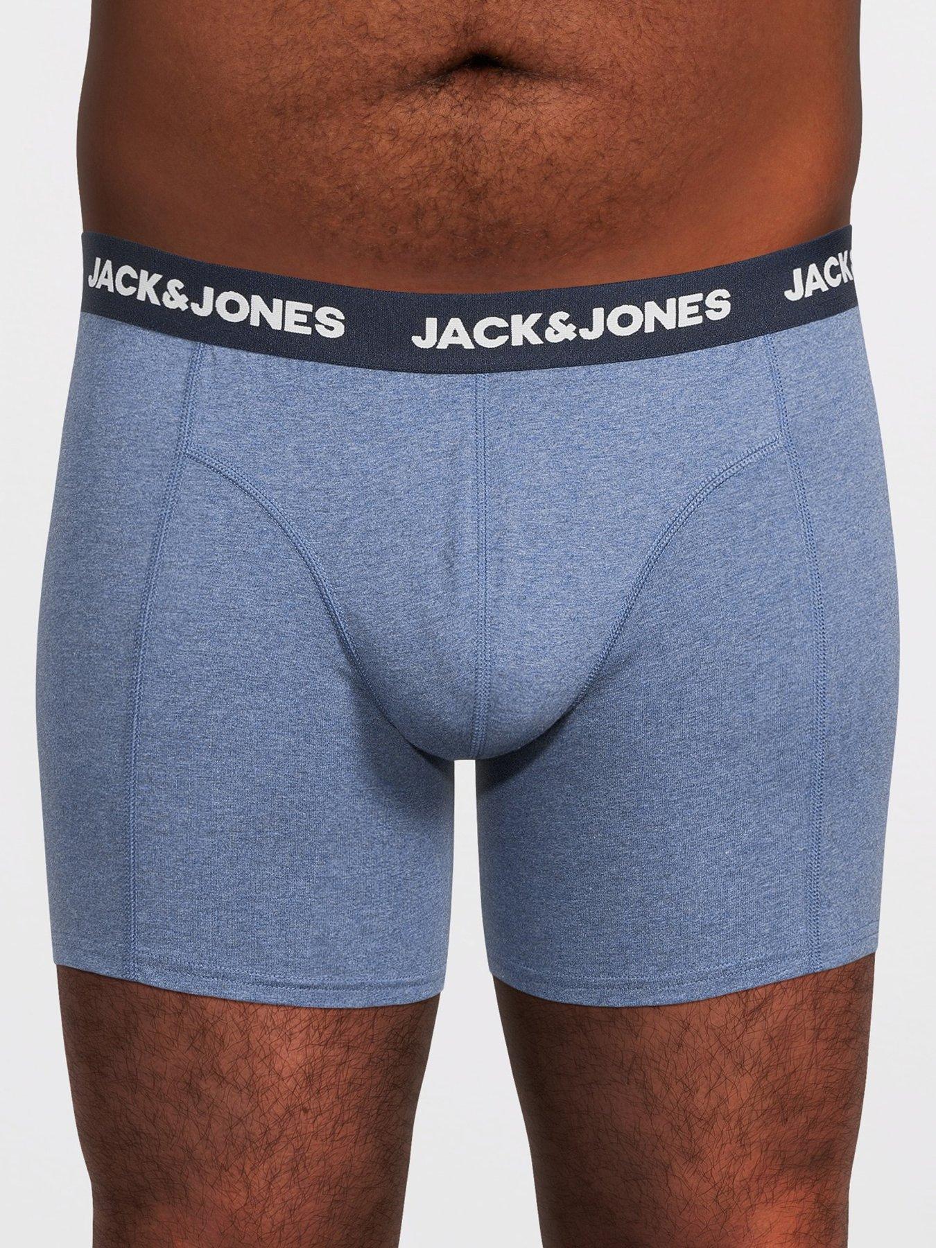Image 2 of 4 of Jack & Jones Plus Fax 3 Pack Trunks - Multi