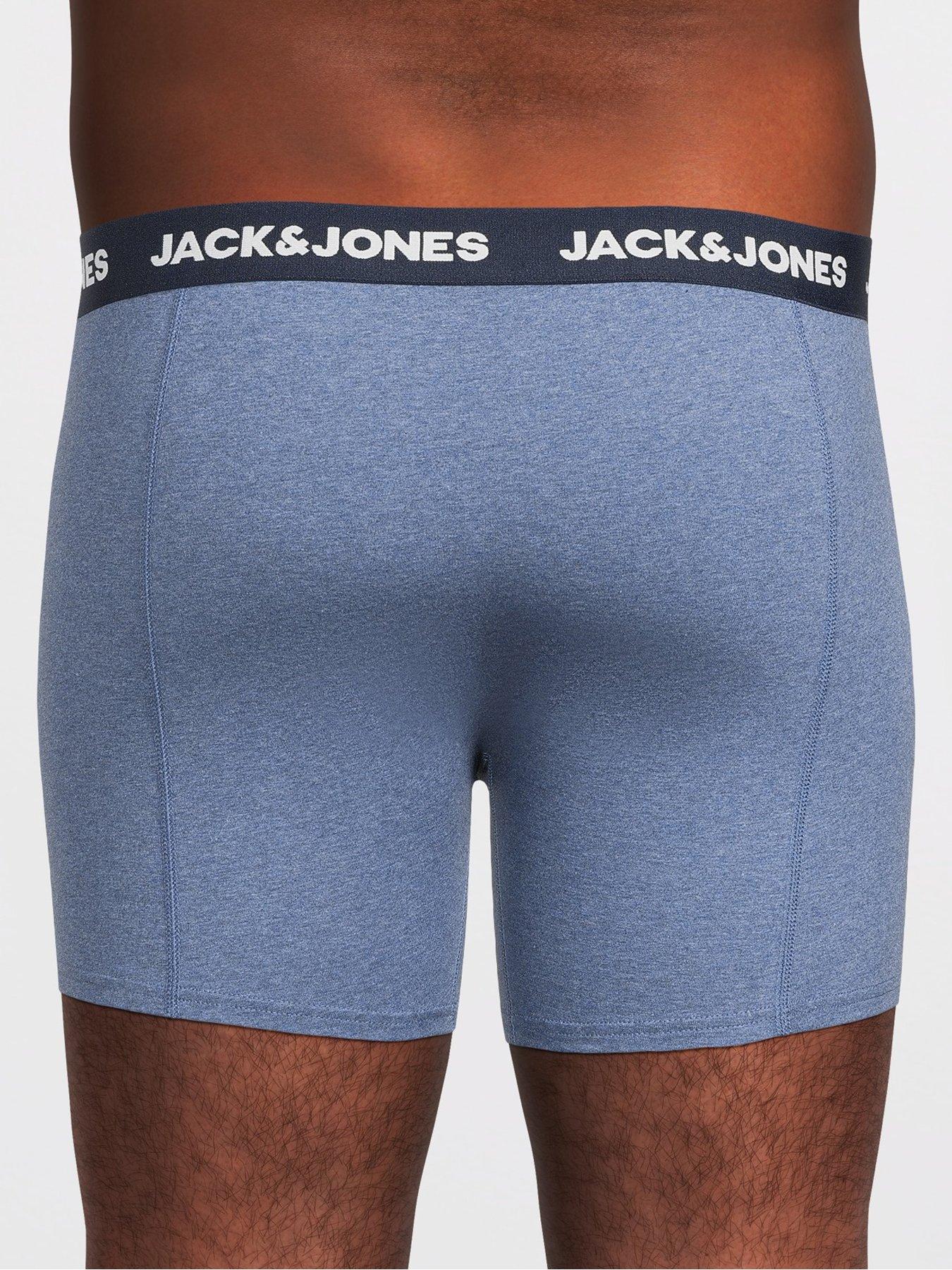Image 3 of 4 of Jack & Jones Plus Fax 3 Pack Trunks - Multi
