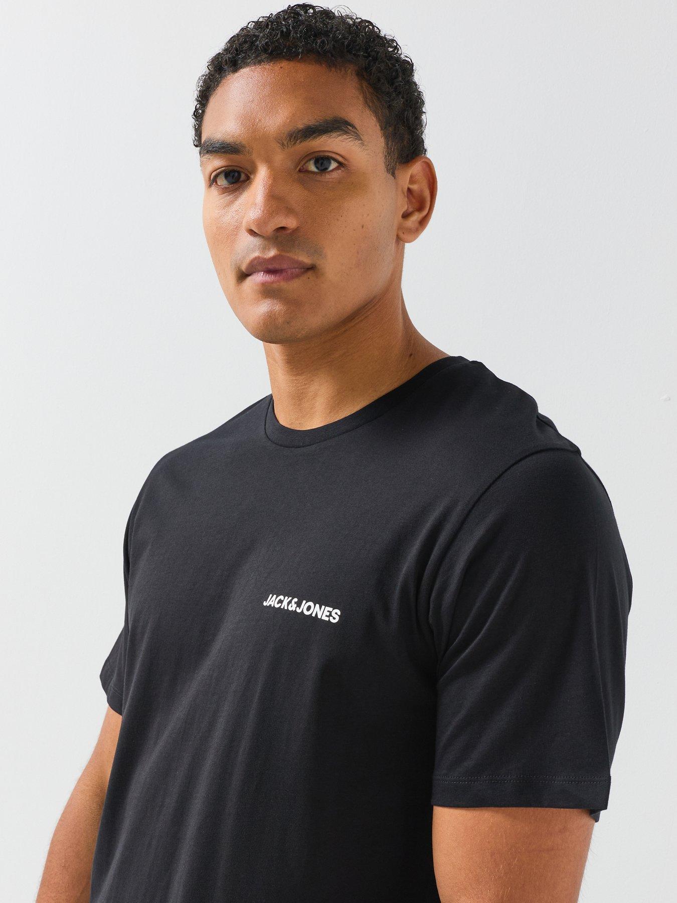 Image 5 of 6 of Jack & Jones Everest T-Shirt And Trousers Pyjama Set - Black