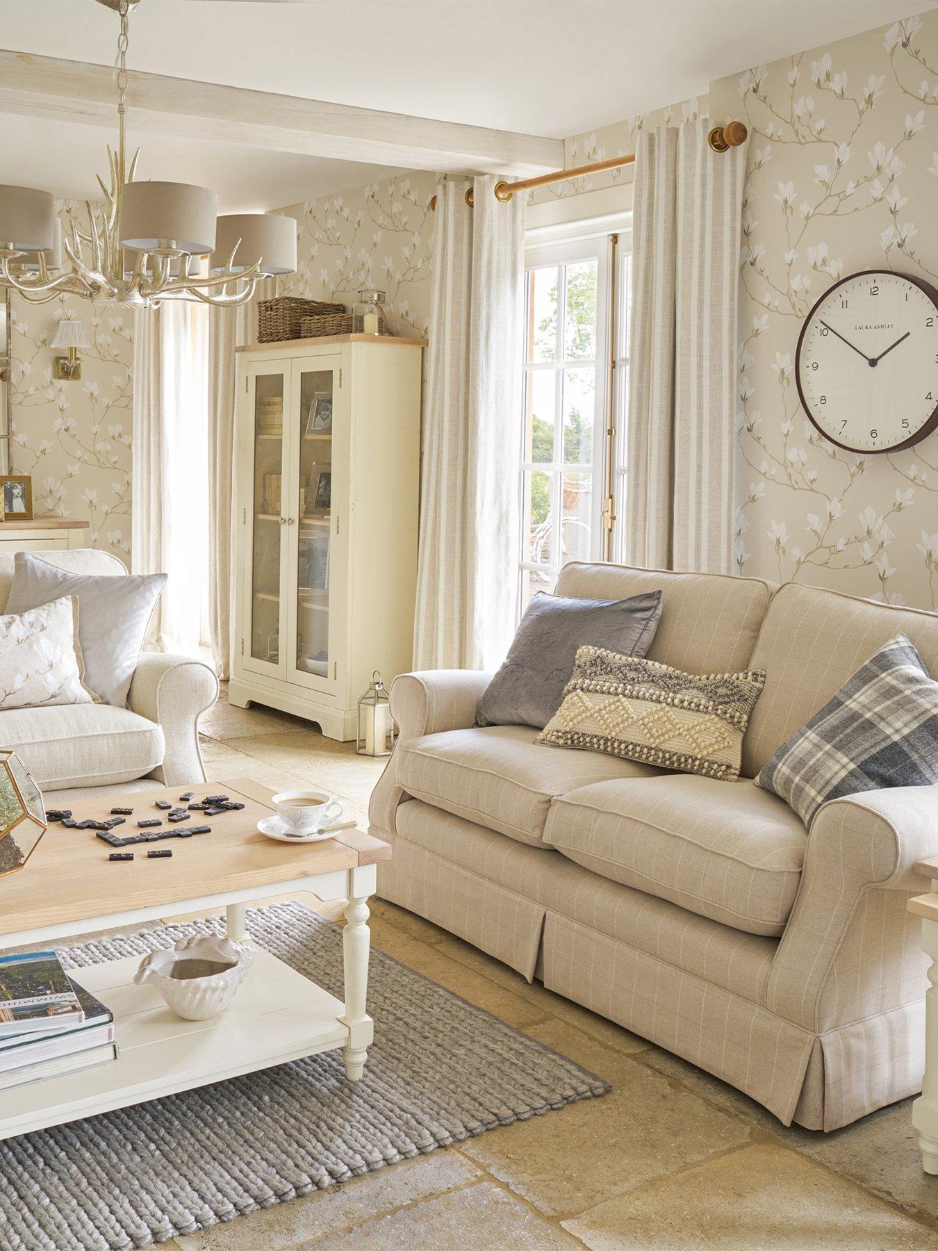 Laura Ashley Magnolia Grove Natural Wallpaper