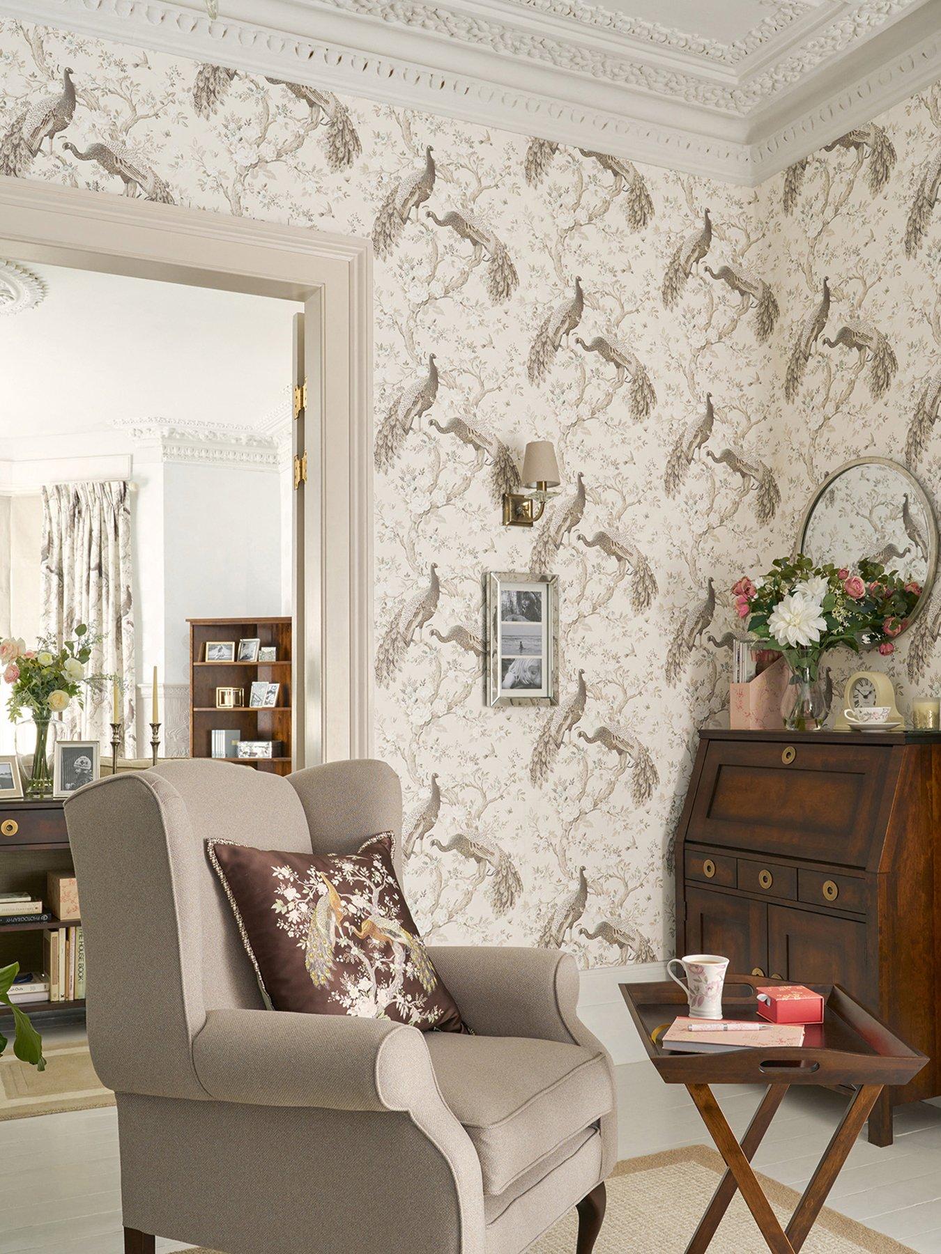 Laura Ashley Laura Ashley Belvedere Soft Truffle Wallpaper