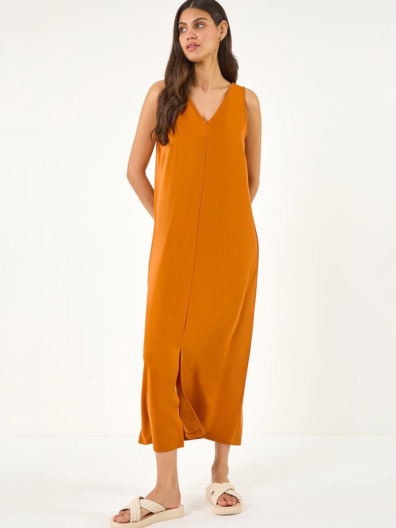 Image 1 of 5 of Roman Soft Pique Stretch Midi Dress