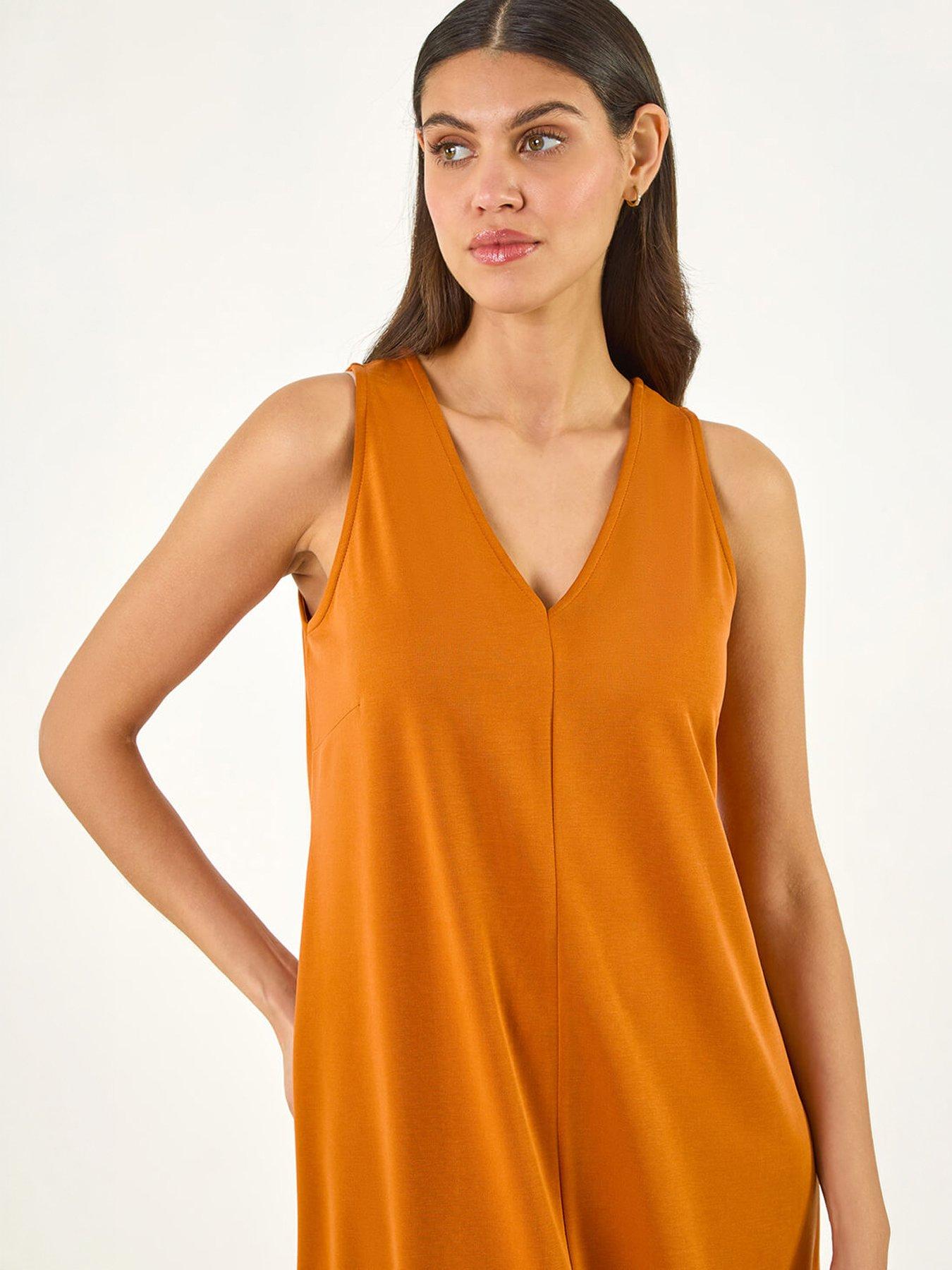 Image 3 of 5 of Roman Soft Pique Stretch Midi Dress