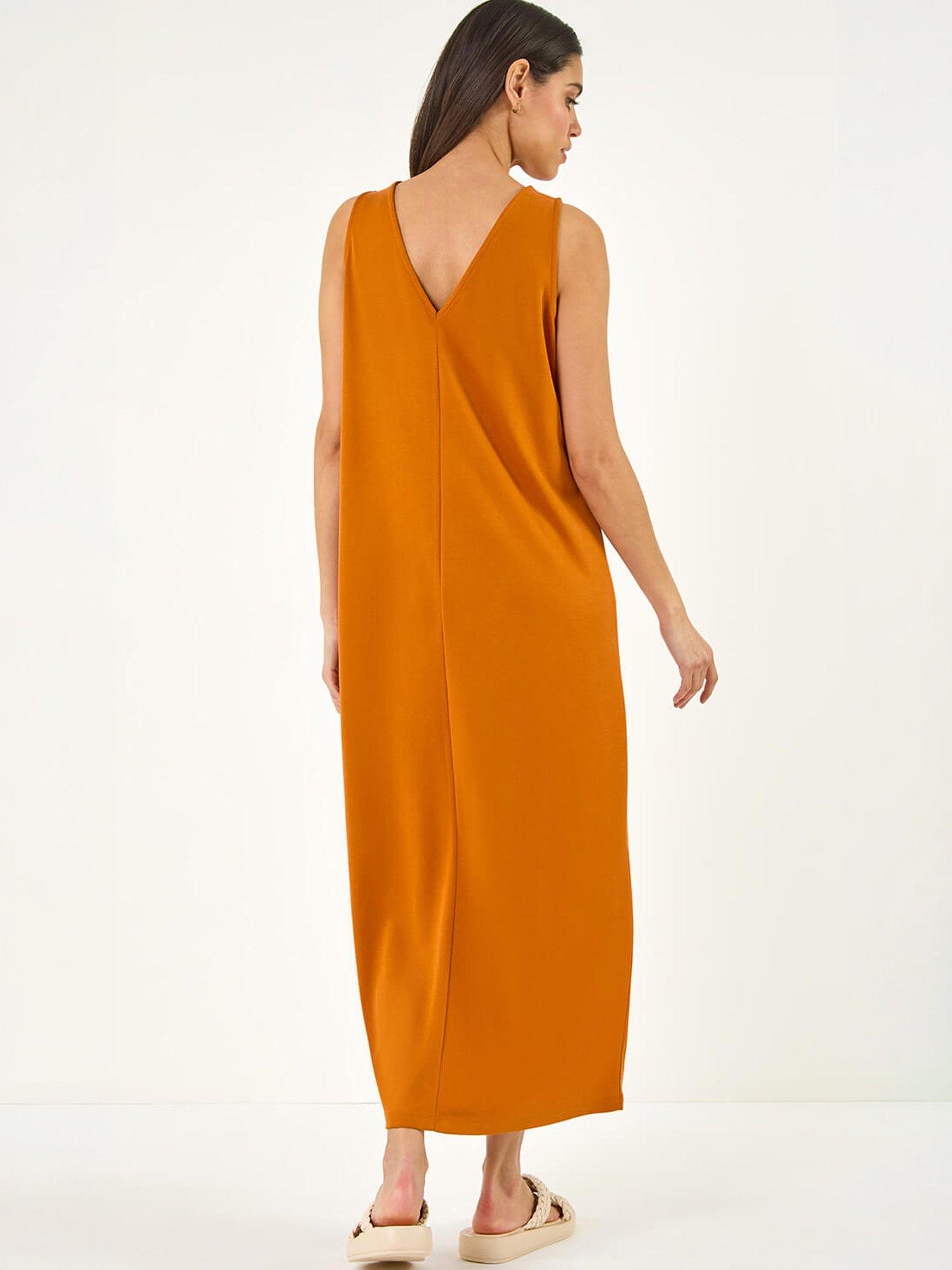Image 4 of 5 of Roman Soft Pique Stretch Midi Dress