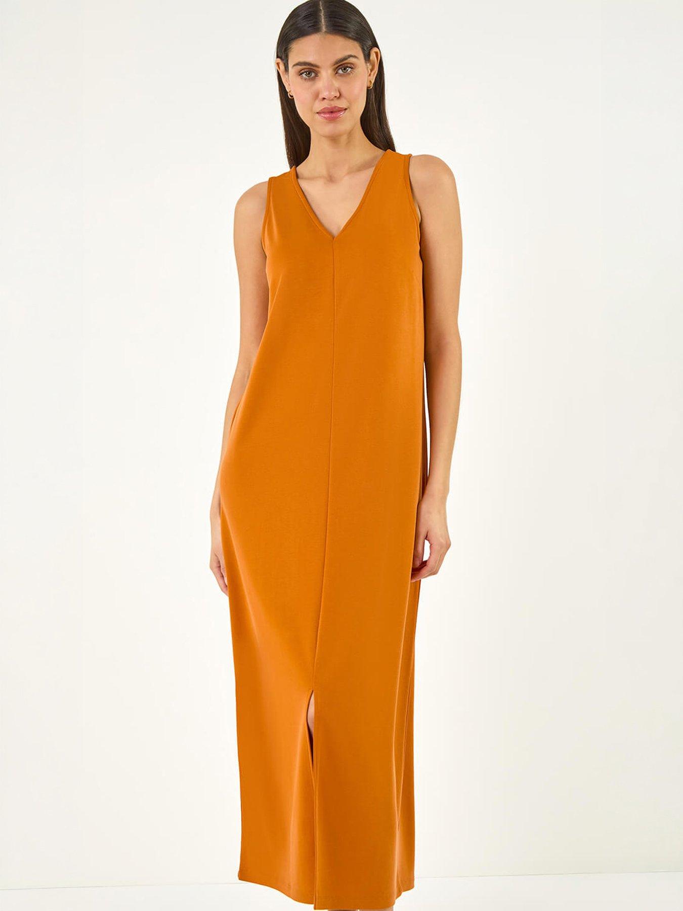 Image 5 of 5 of Roman Soft Pique Stretch Midi Dress