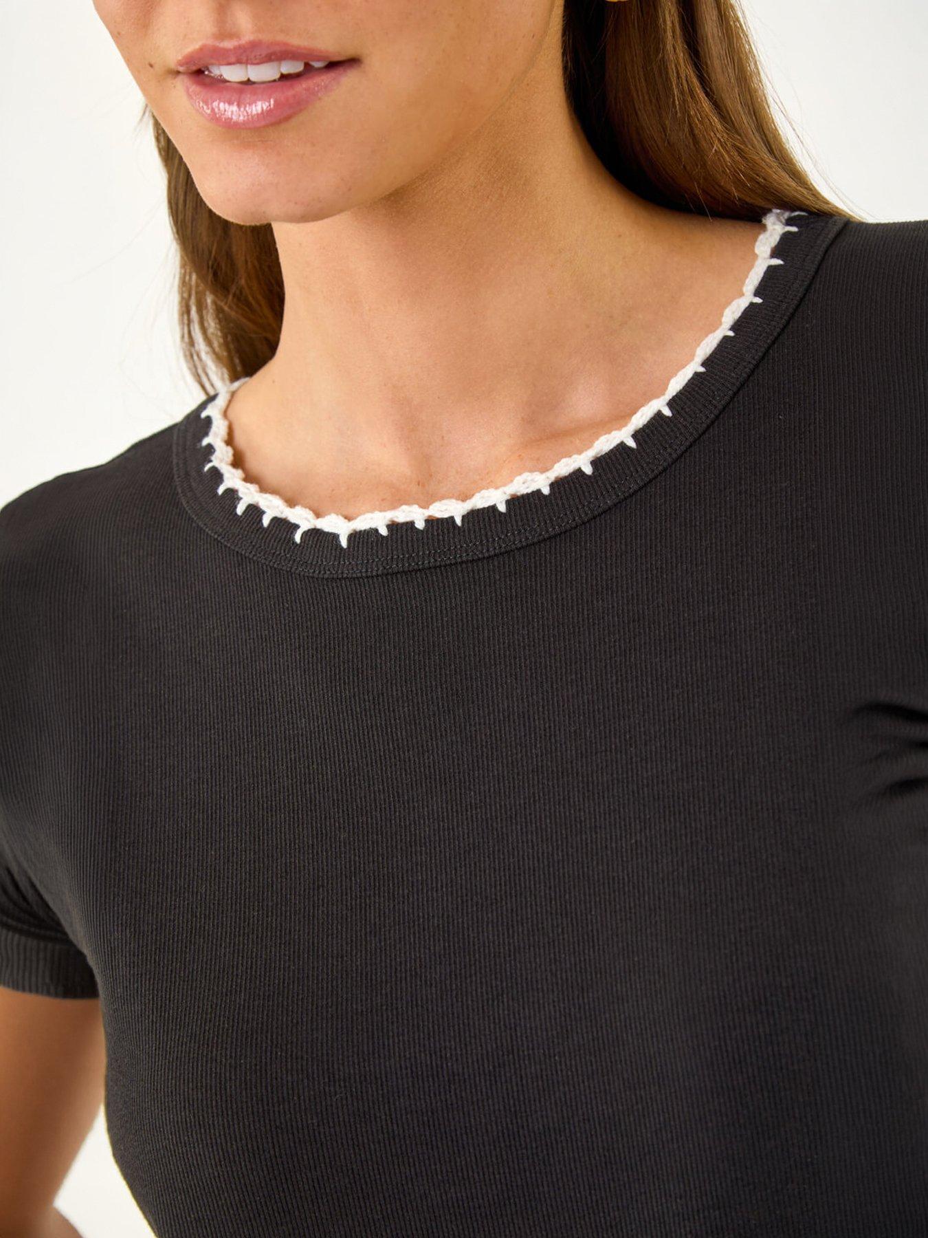 stillFront image of roman-stitch-detail-ribbed-top