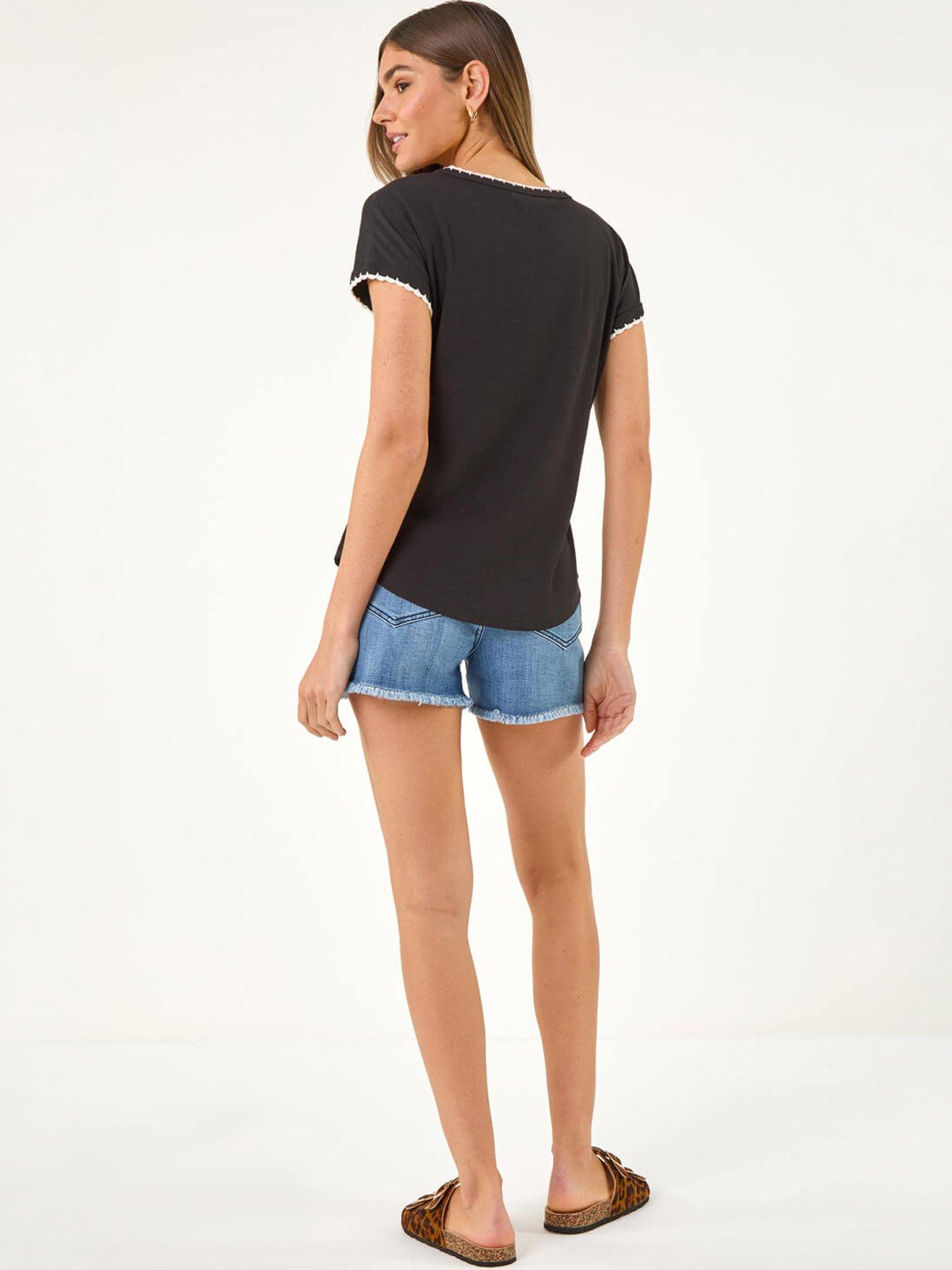  image of roman-stitch-detail-ribbed-top