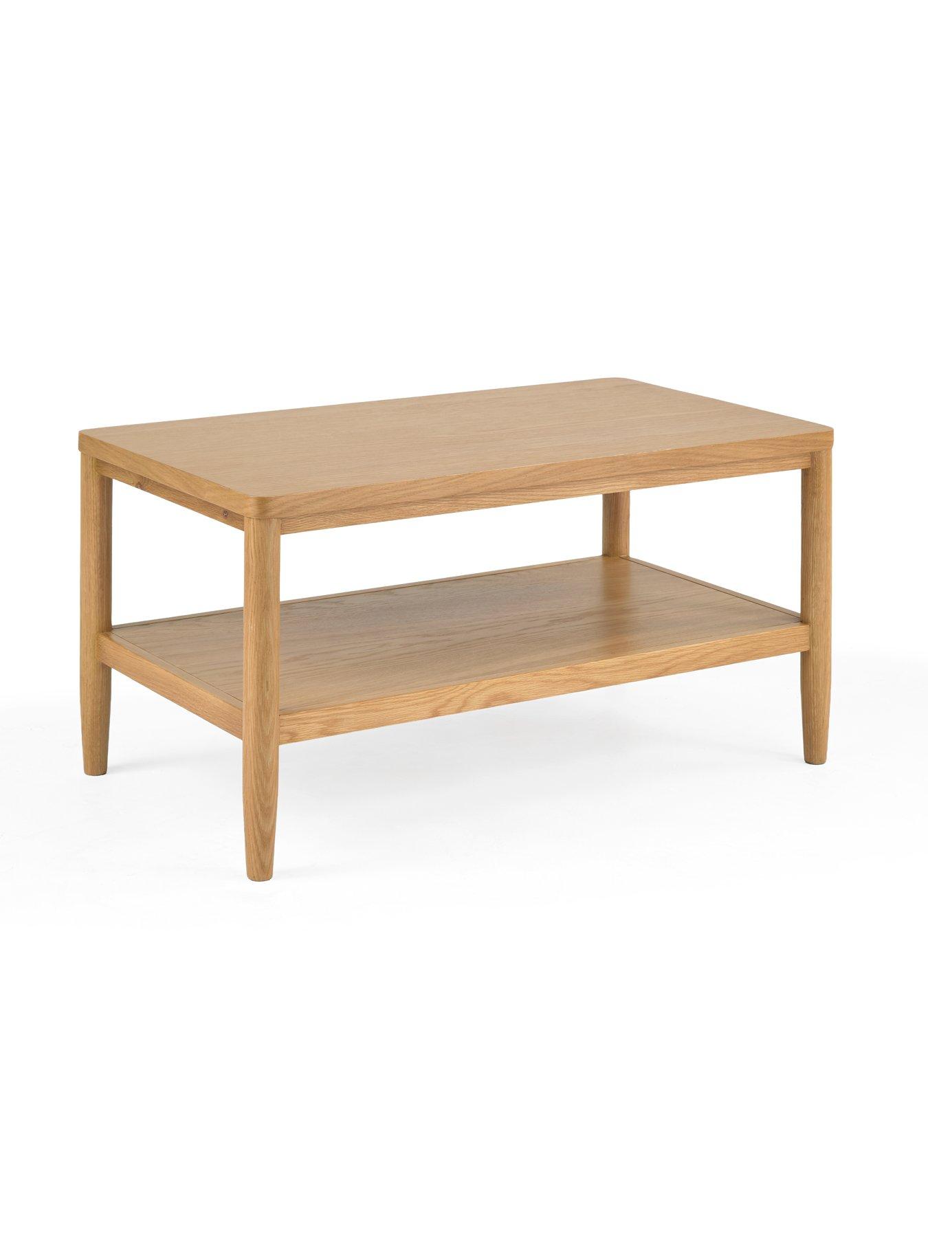 Image 3 of 7 of The Very Collection Aubrey Coffee Table Open Shelf