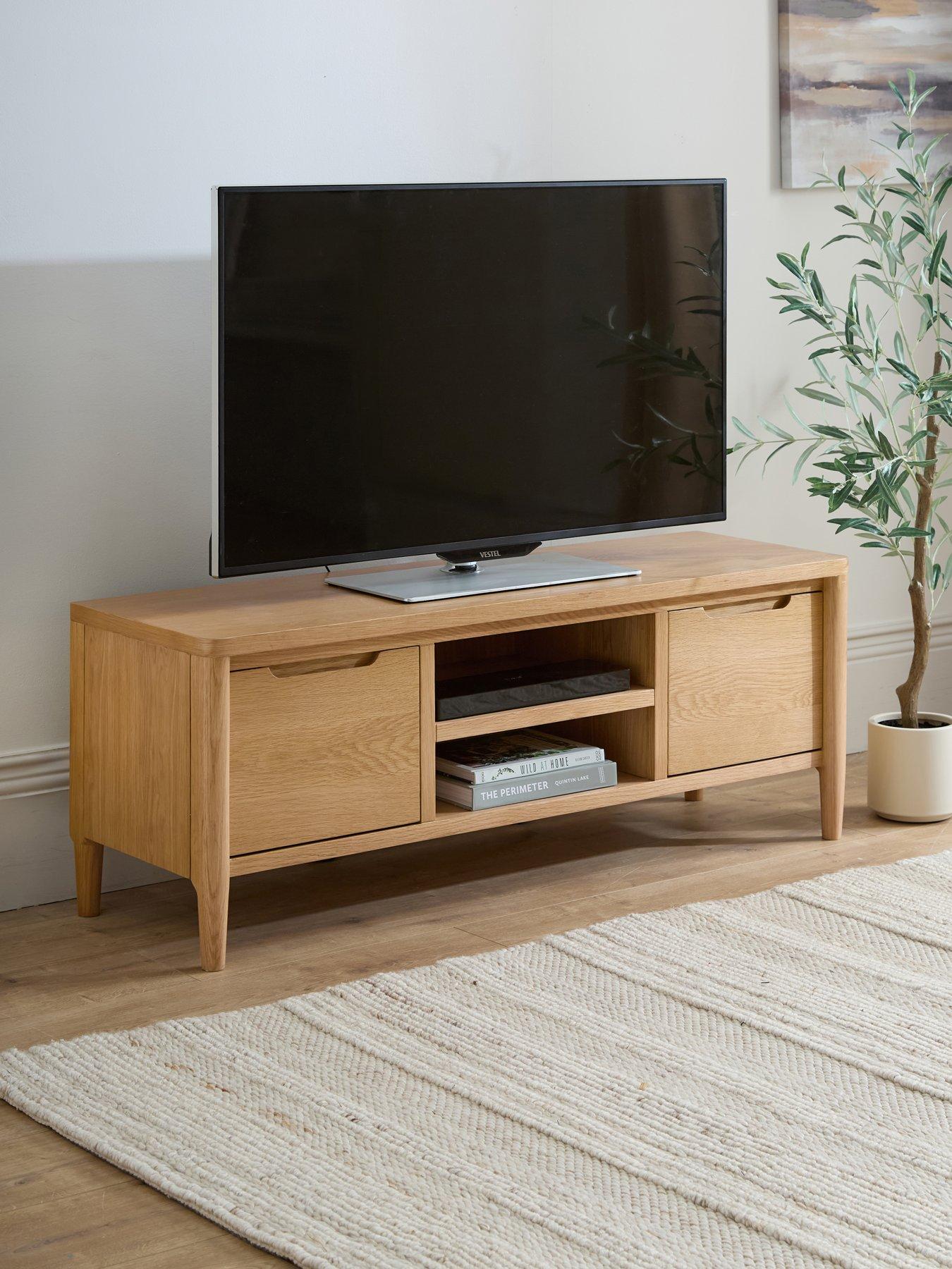 The Very Collection Aubrey TV Stand - fits up to 50 inch TV - Oak