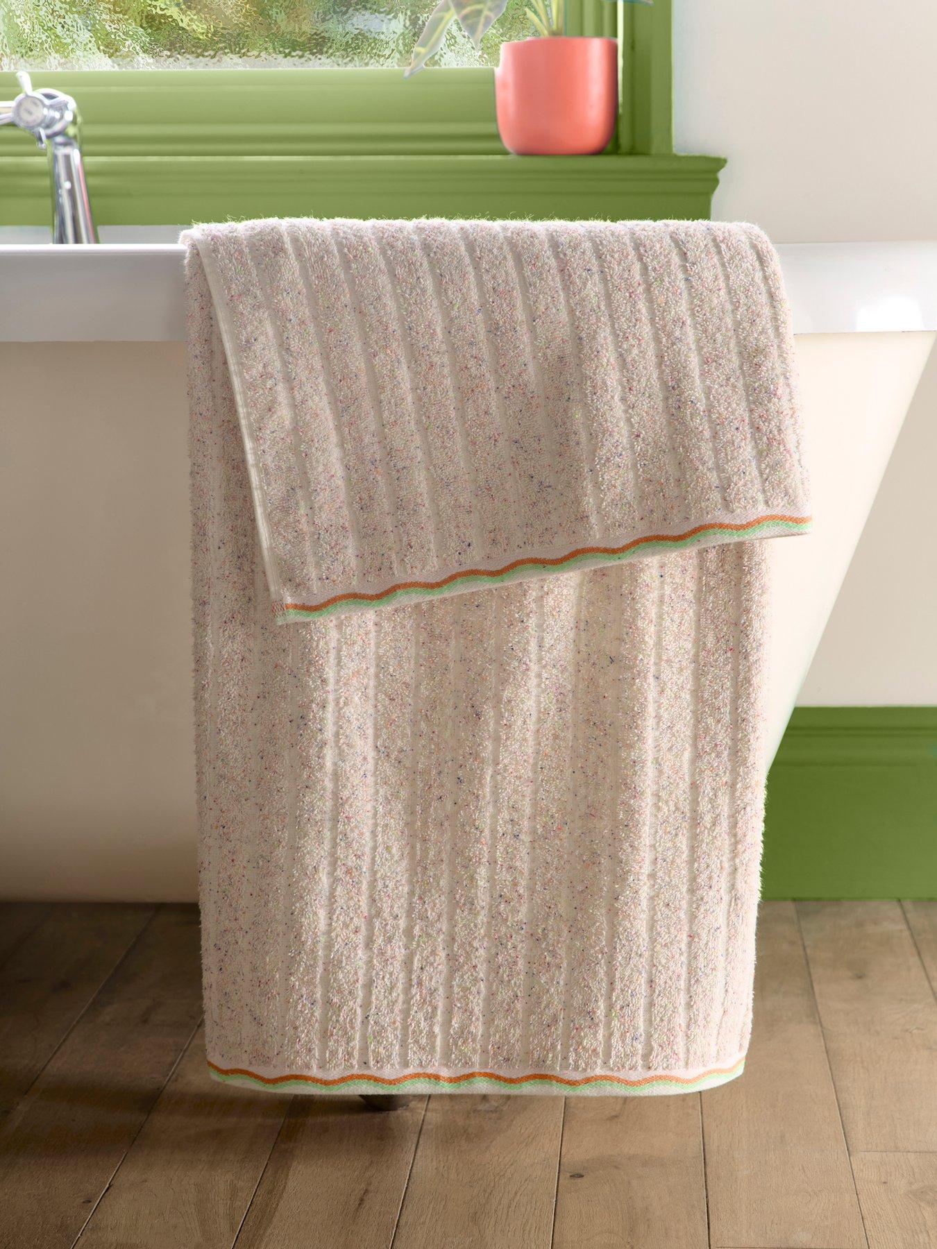 Fusion Speckle Rib Towel Collection Natural