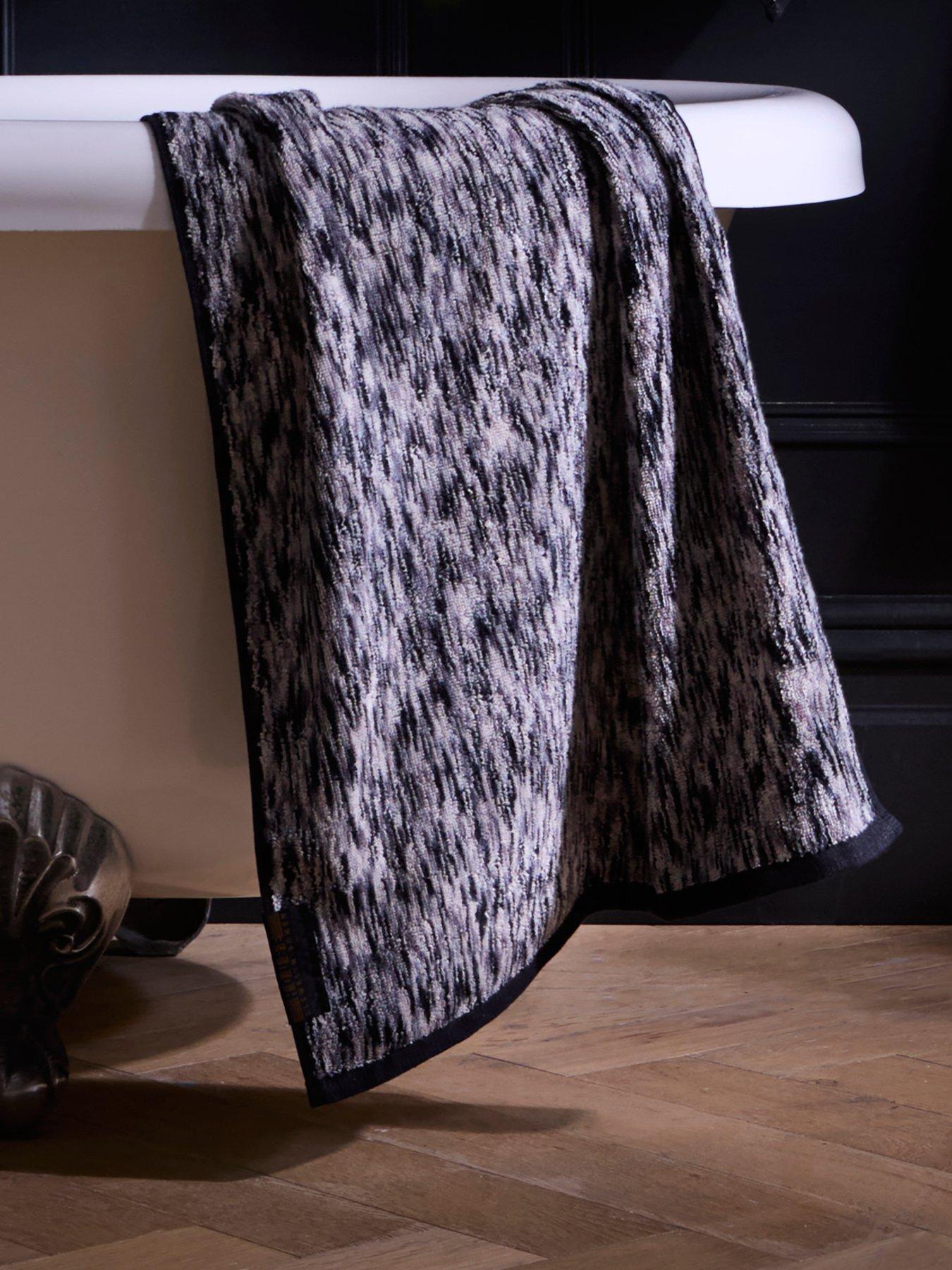 Laurence Llewelyn-Bowen Orion Towel Collection Black