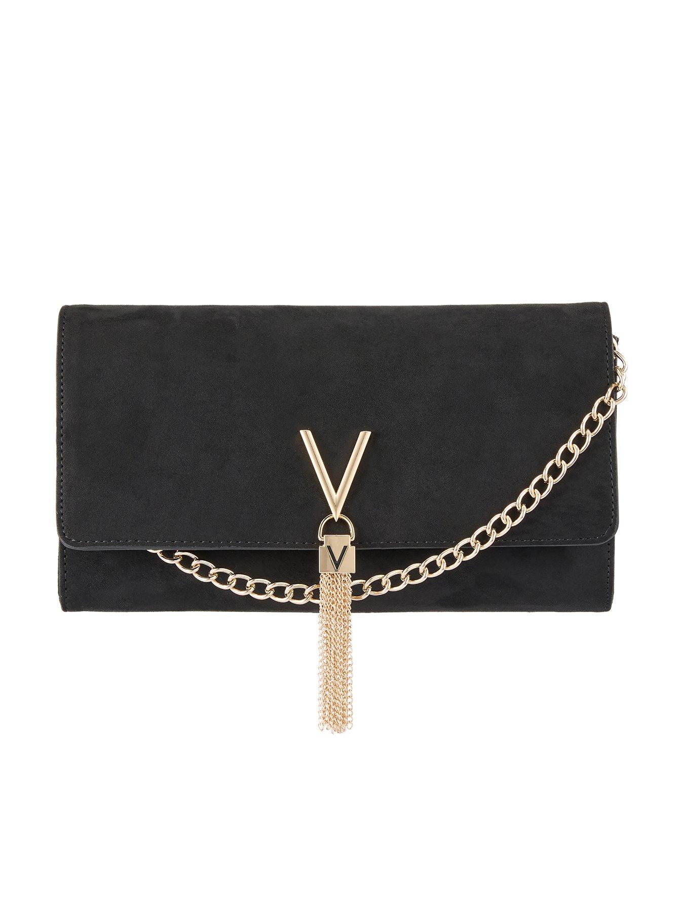 Valentino Divina Winter Pochette Bag - Black