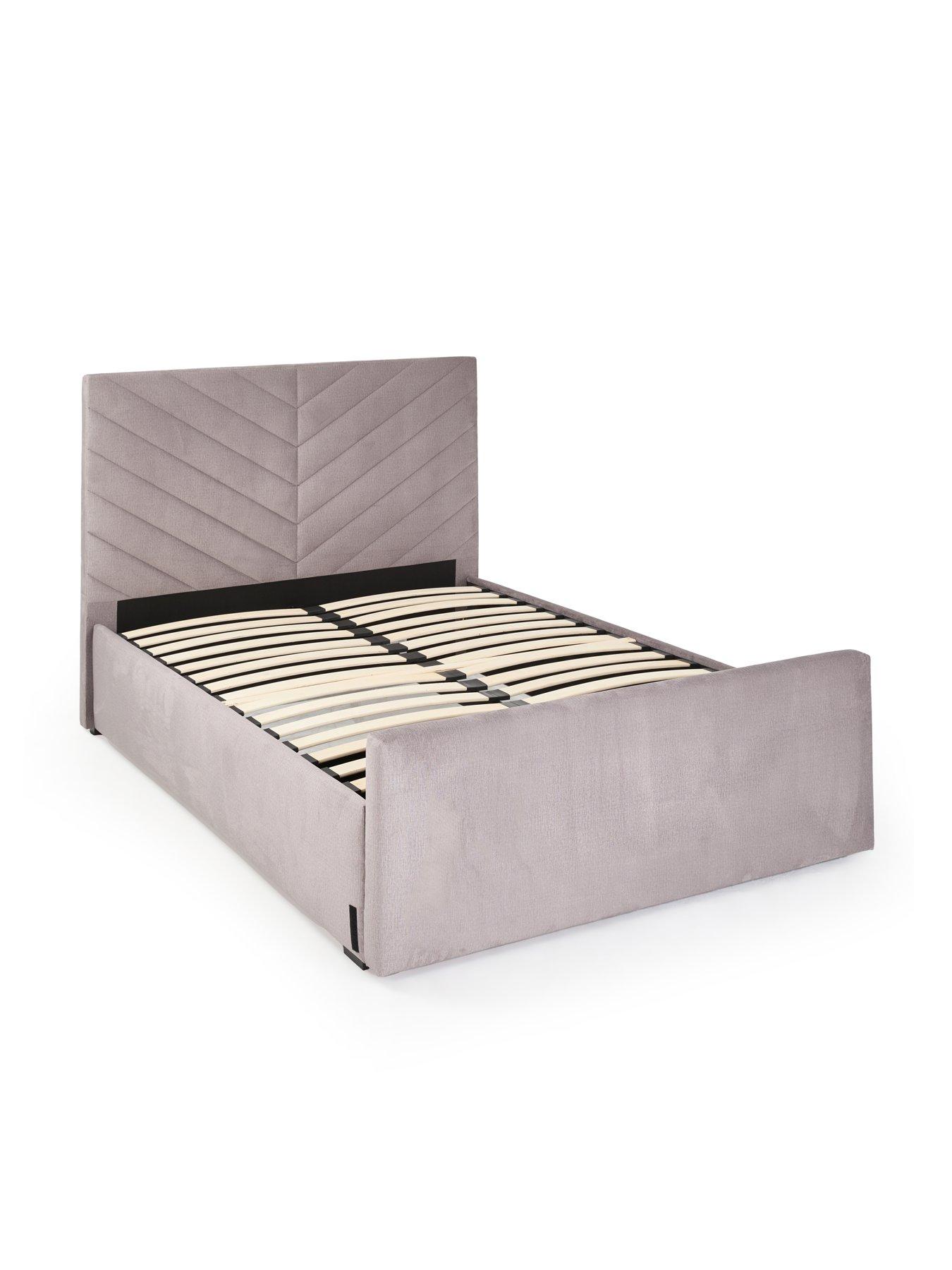 Image 3 of 7 of The Very Collection Eagan&nbsp;End Storage Drawer&nbsp;Bed with Mattress Options (Buy &amp; SAVE!) - Grey