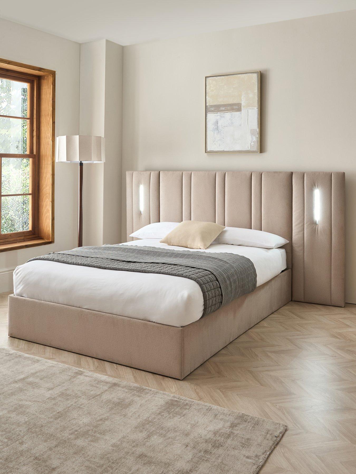 Image 1 of 7 of The Very Collection Hera Connect Double Ottoman Bedframe