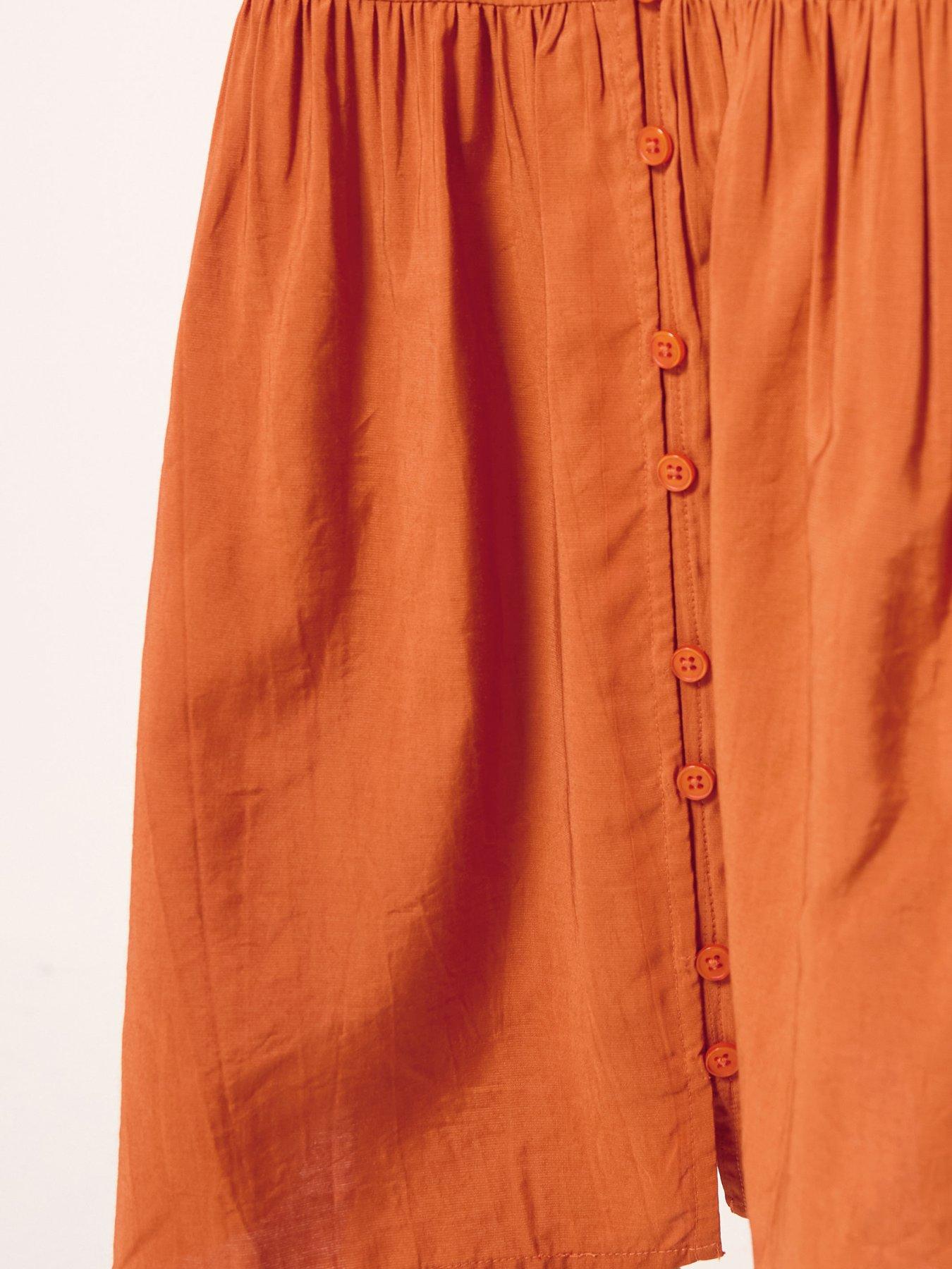 Image 4 of 5 of PixieGirl Petite Button Through Drop Waist Dress