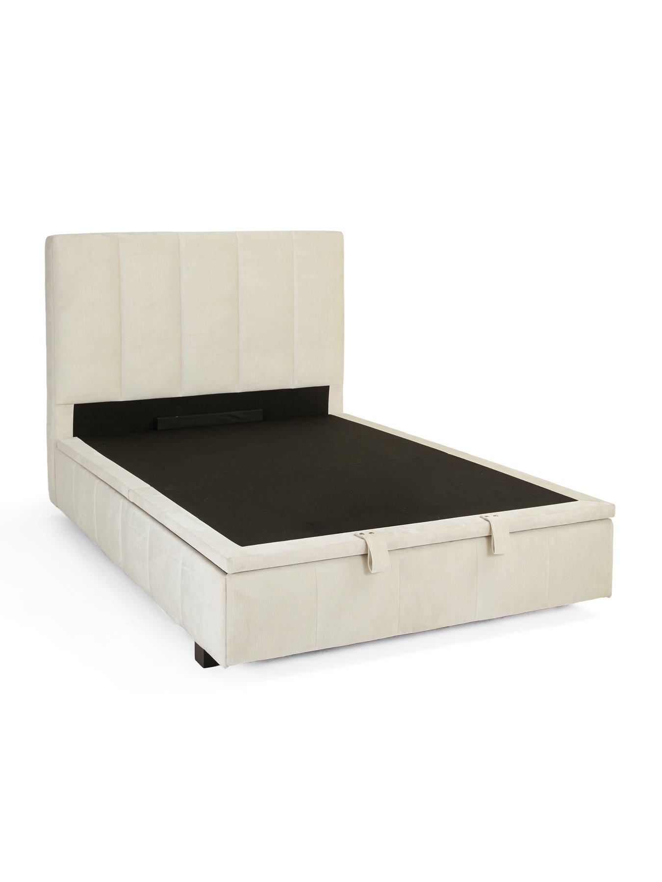 Image 3 of 7 of The Very Collection Remy Lift Up Ottoman Storage&nbsp;Bed Frame with Mattress Options (Buy &amp; SAVE!) - Natural